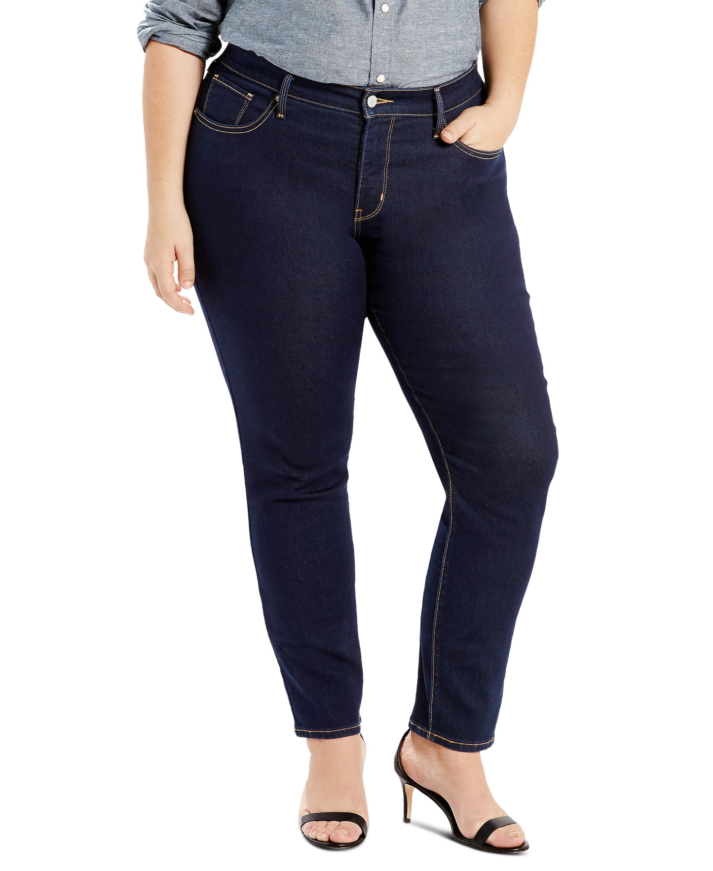 Levi's Women's 311 Mid Rise Shaping Skinny Jeans - Darkest Sky