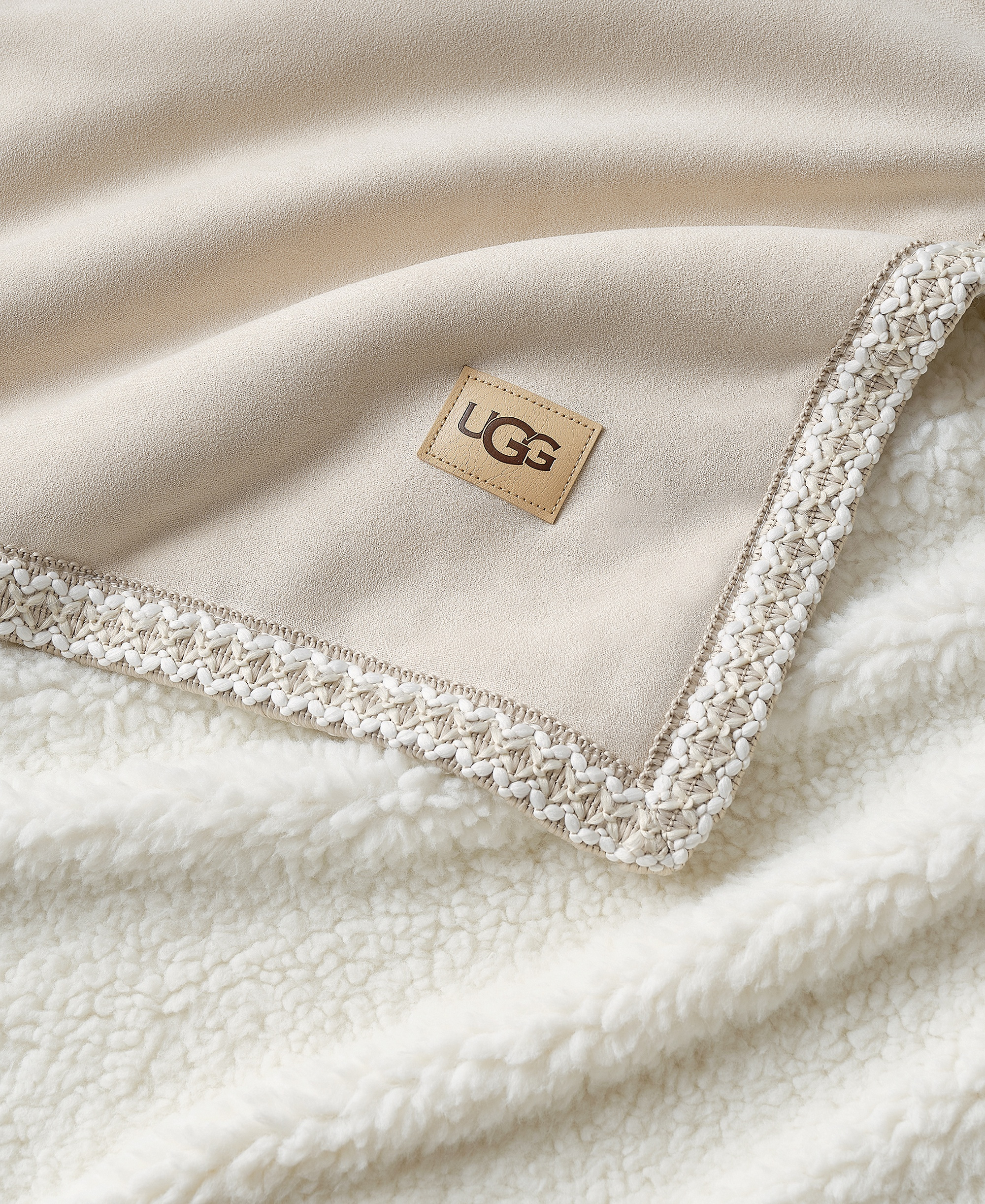 Kirkwood UGG Braid Throw, 50" x 70" - Birch