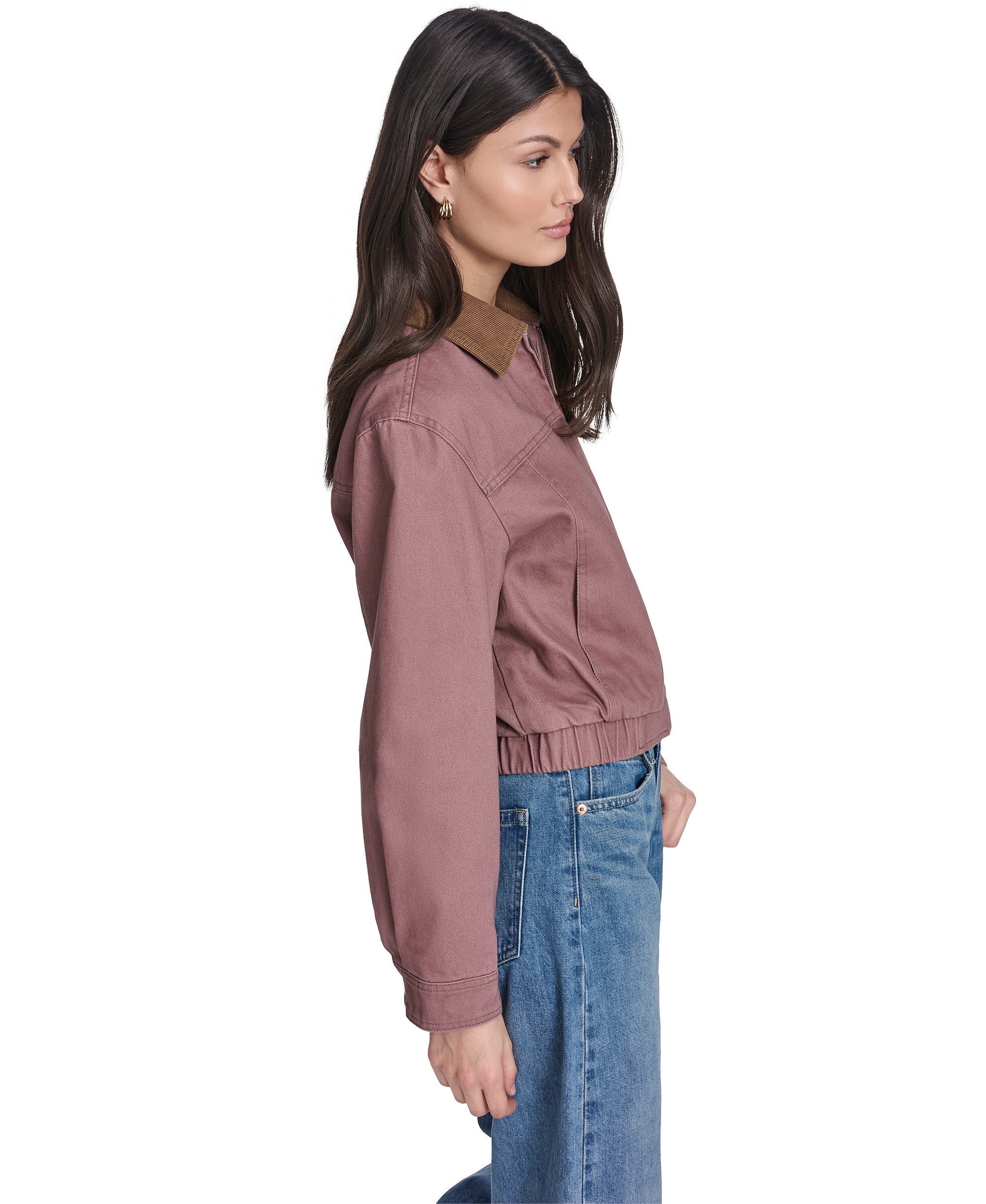 Levi's Women's Zip-Front Laydown Collar Coat - Woodrose