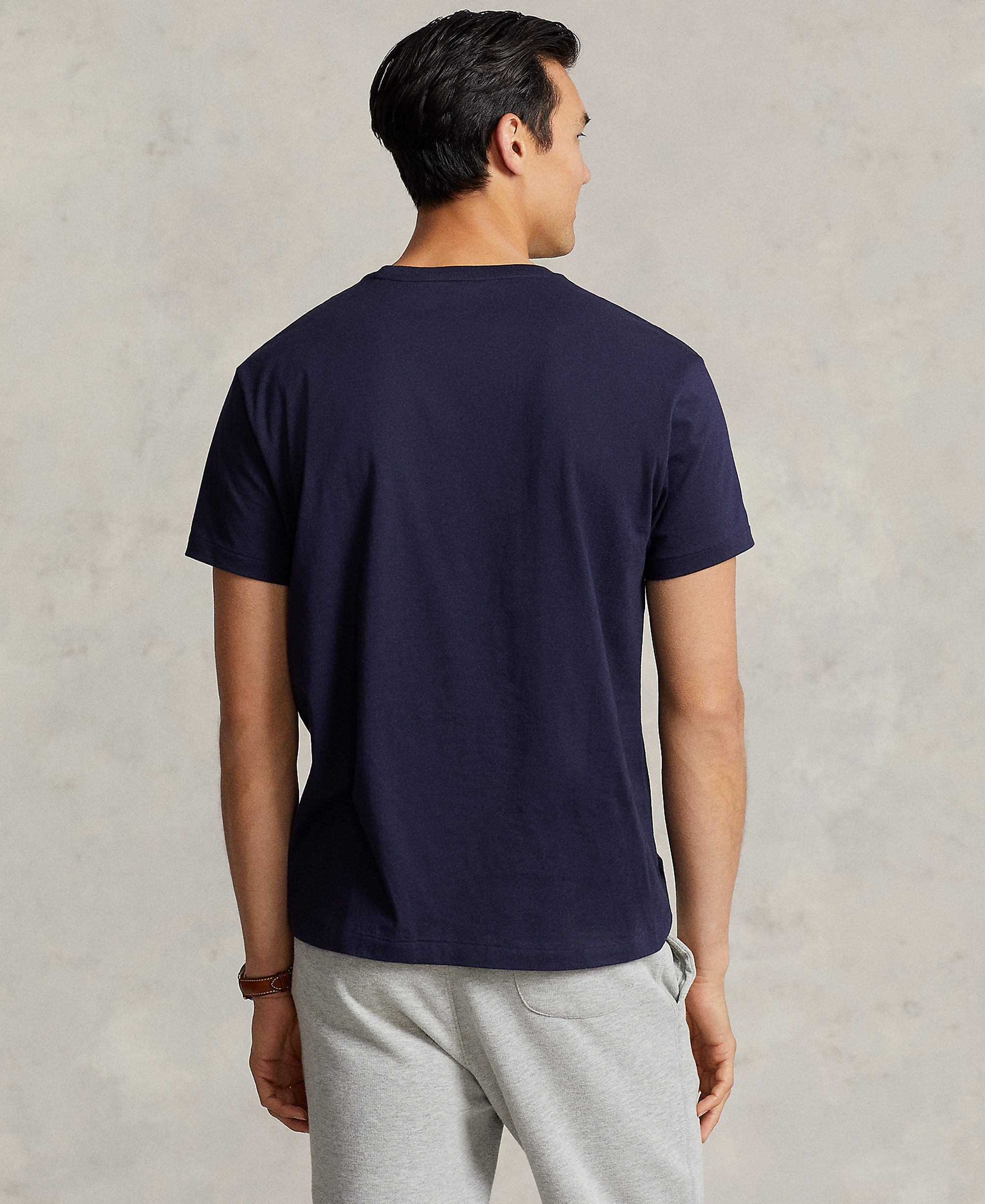 Polo Ralph Lauren Men's Classic-Fit Crewneck Pocket T-Shirt - Ink Blue