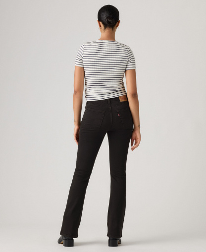 Levi's 725 High-Waist Classic Stretch Bootcut Jeans - Soot Scrape Bfr
