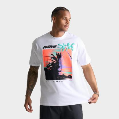 Men's Nike Sportswear Palm Tree Graphic T-Shirt - White