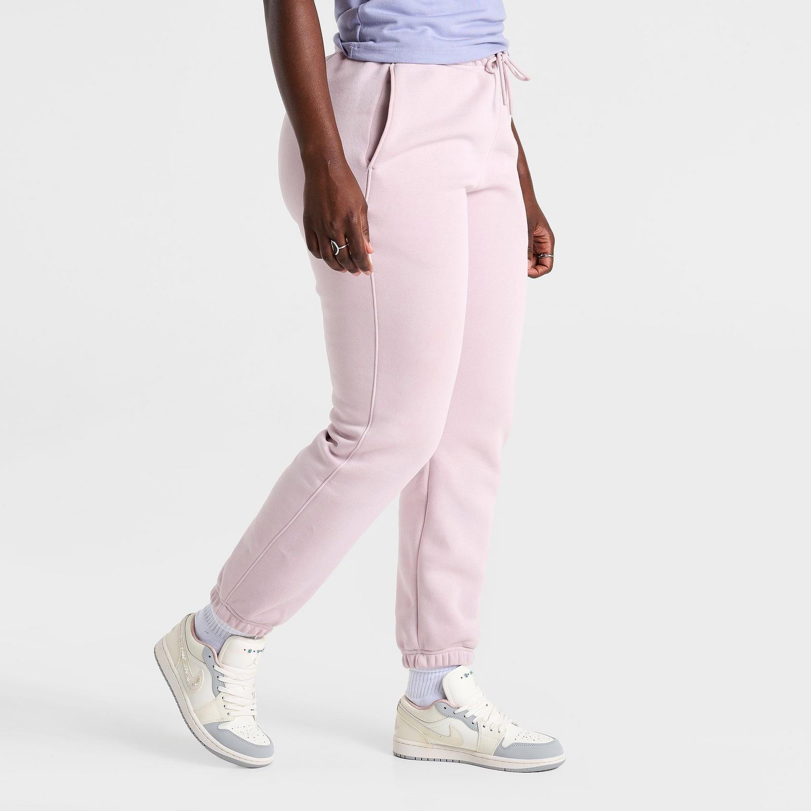 Women's Jordan Brooklyn Fleece Pants - Particle Rose/White - view 3