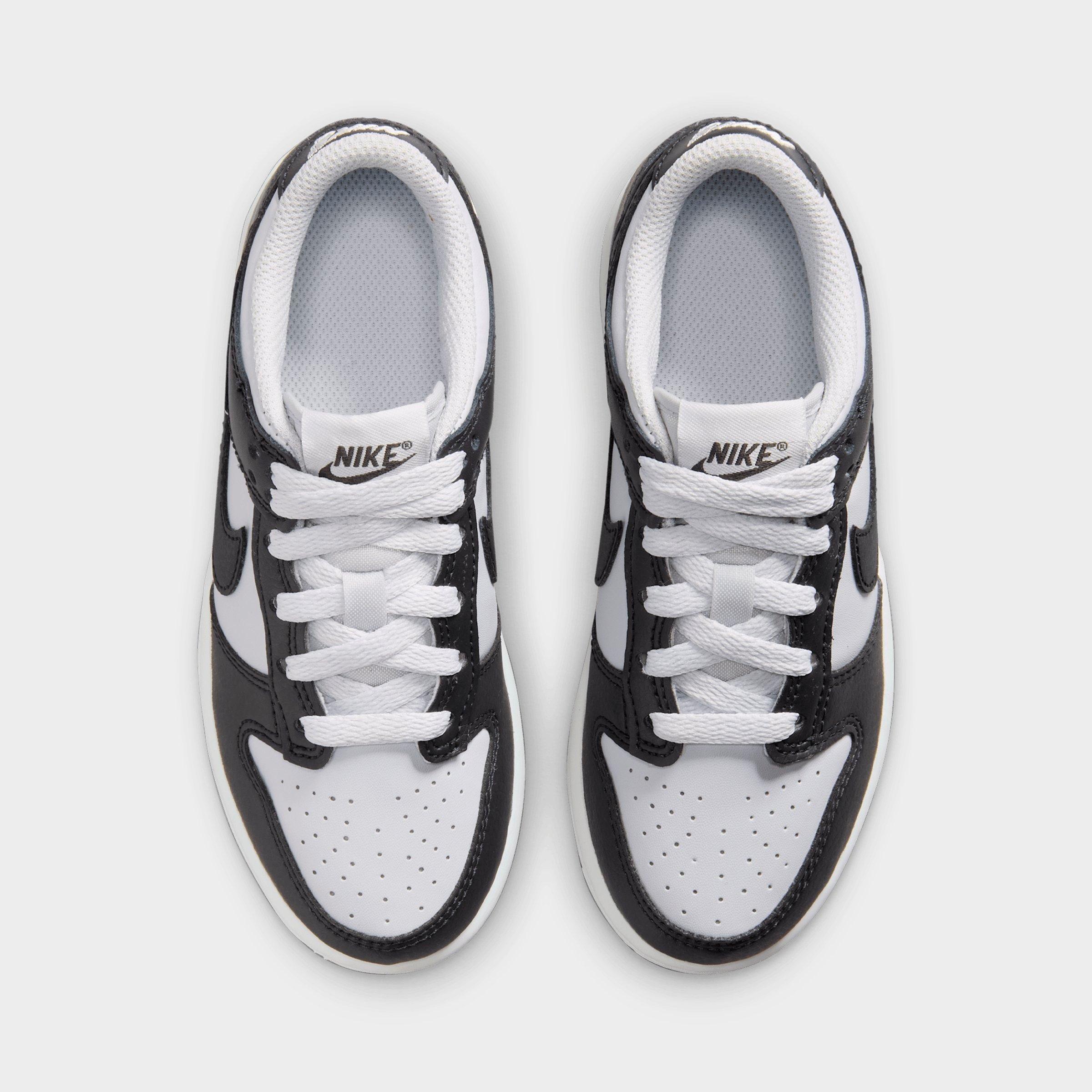 Little Kids' Nithtke Dunk Low Casual Shoes - Part 1 - Off Noir/Phantom/Sail/Black - Top view