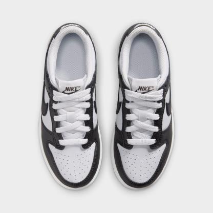 Little Kids' Nithtke Dunk Low Casual Shoes - Part 1 - Off Noir/Phantom/Sail/Black - Top view