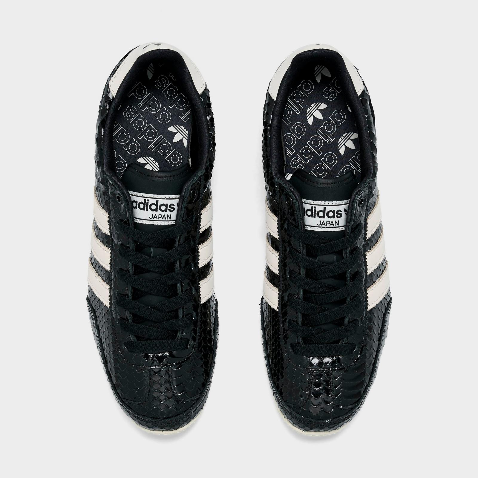 Women's adidas Originals Japan Croc Casual Shoes - Black Patent Leather Croc/Core Black/Off White - view 5