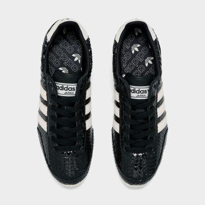 Women's adidas Originals Japan Croc Casual Shoes - Black Patent Leather Croc/Core Black/Off White - view 5