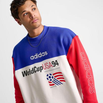 Men's adidas FIFA World Cup USA 94 Graphic Sweatshirt - Team Royal Blue/Cloud White - view 5