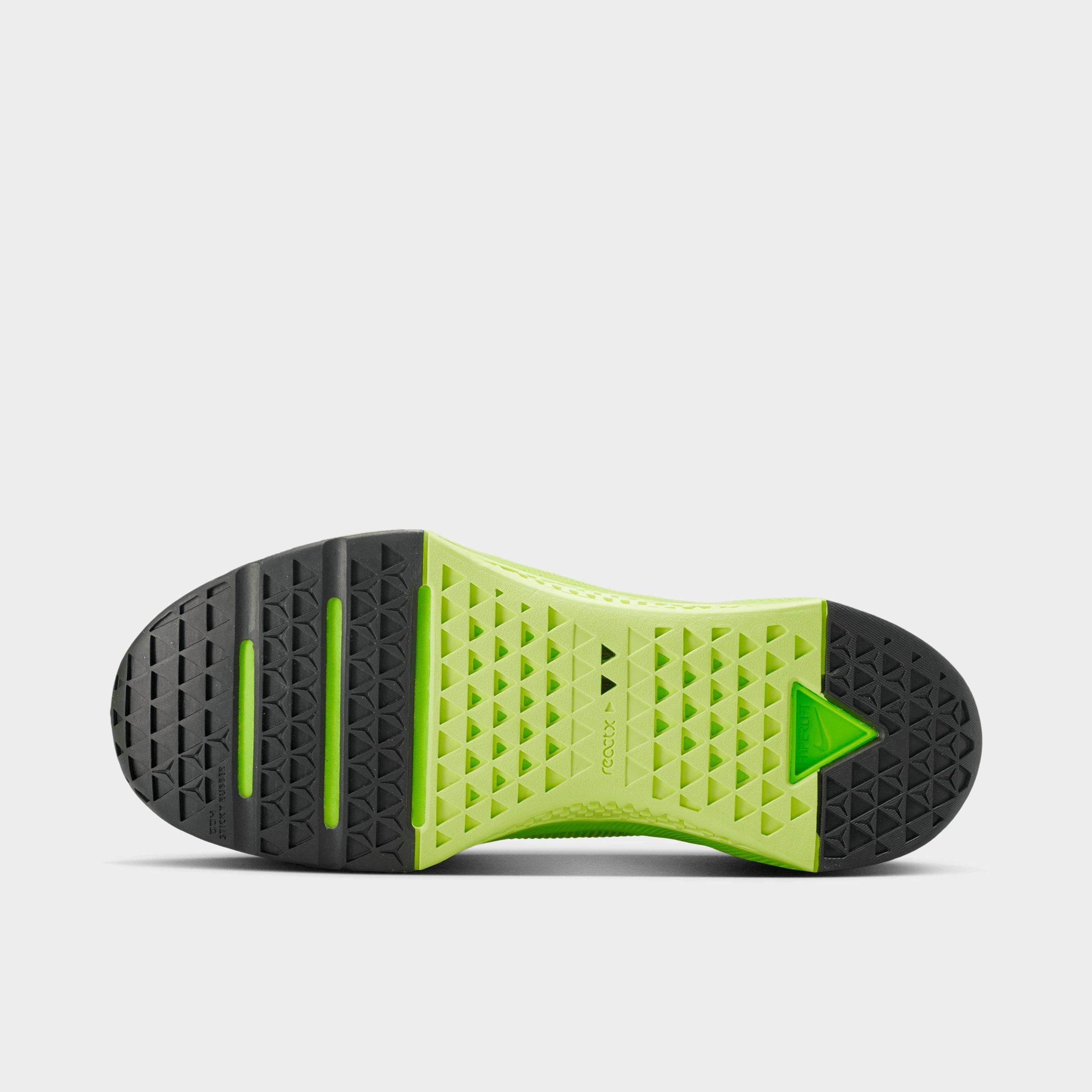 Women's Nithtke Metcon 10 Training Shoes - Volt/Light Lemon Twist/Rage Green/Black - Bottom view