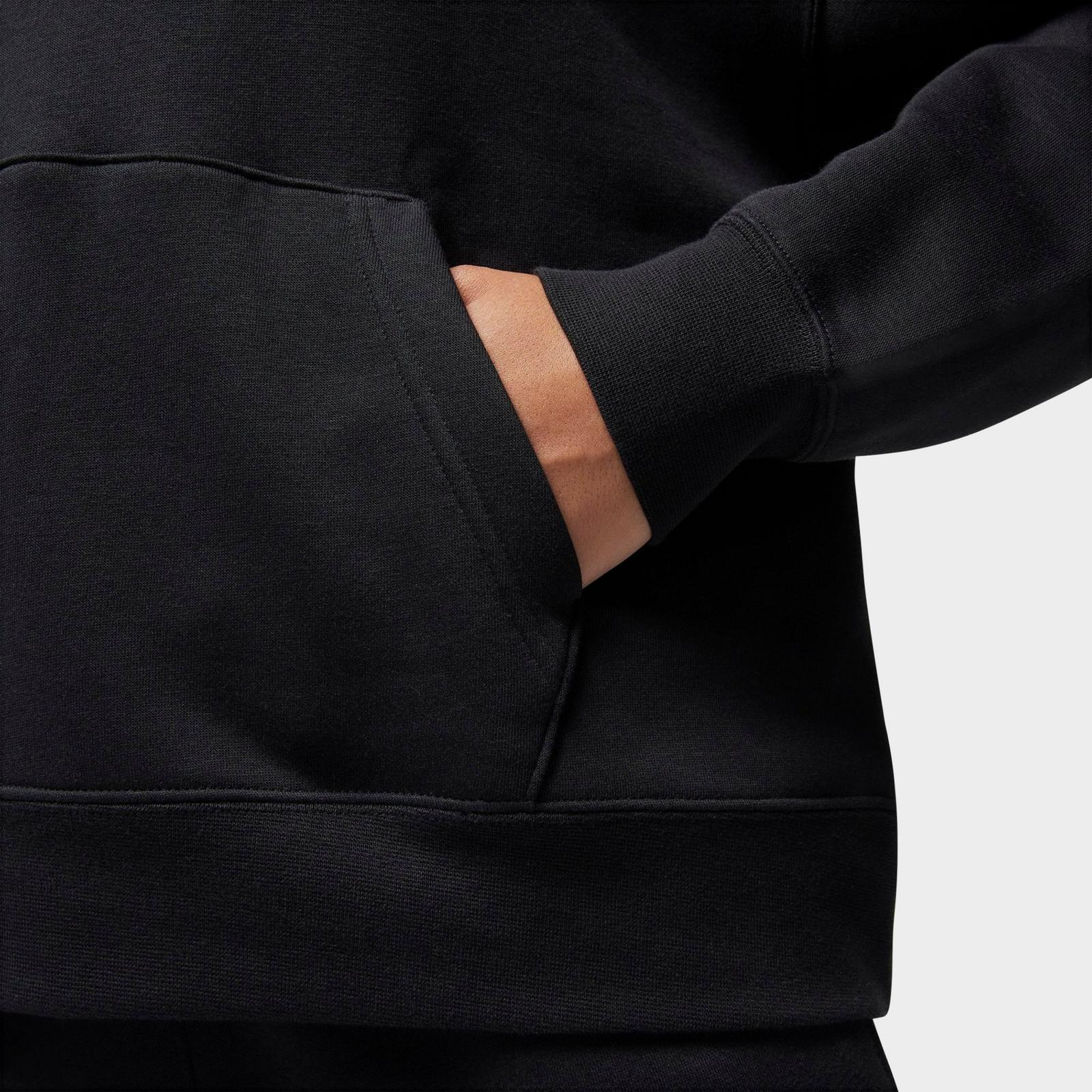 Women's Jordan Brooklyn Fleece Hoodie - Black/White - view 6