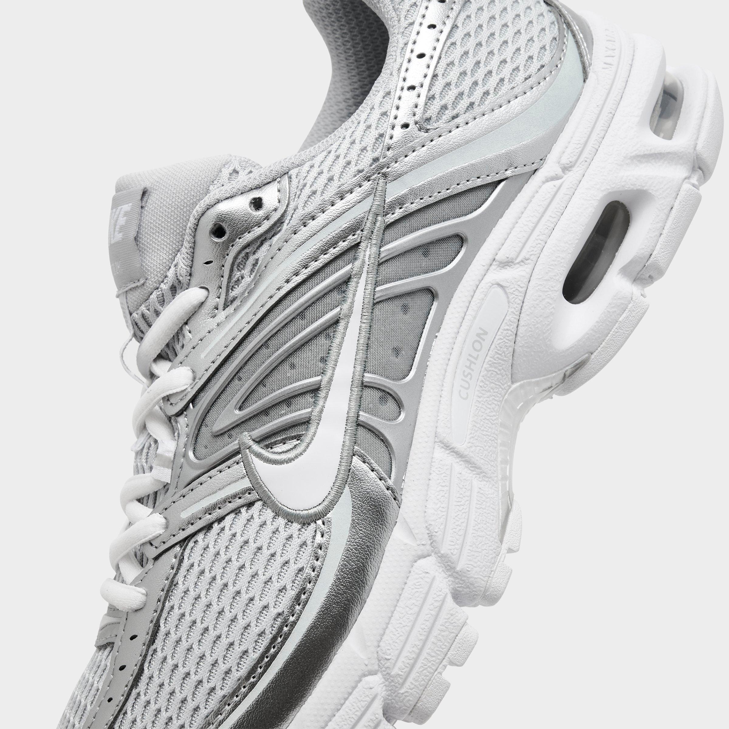 Women's Nithtke Air Max Moto 2K Casual Shoes - Part 3 - Grey Fog/Metallic Silver/White - Detail shot