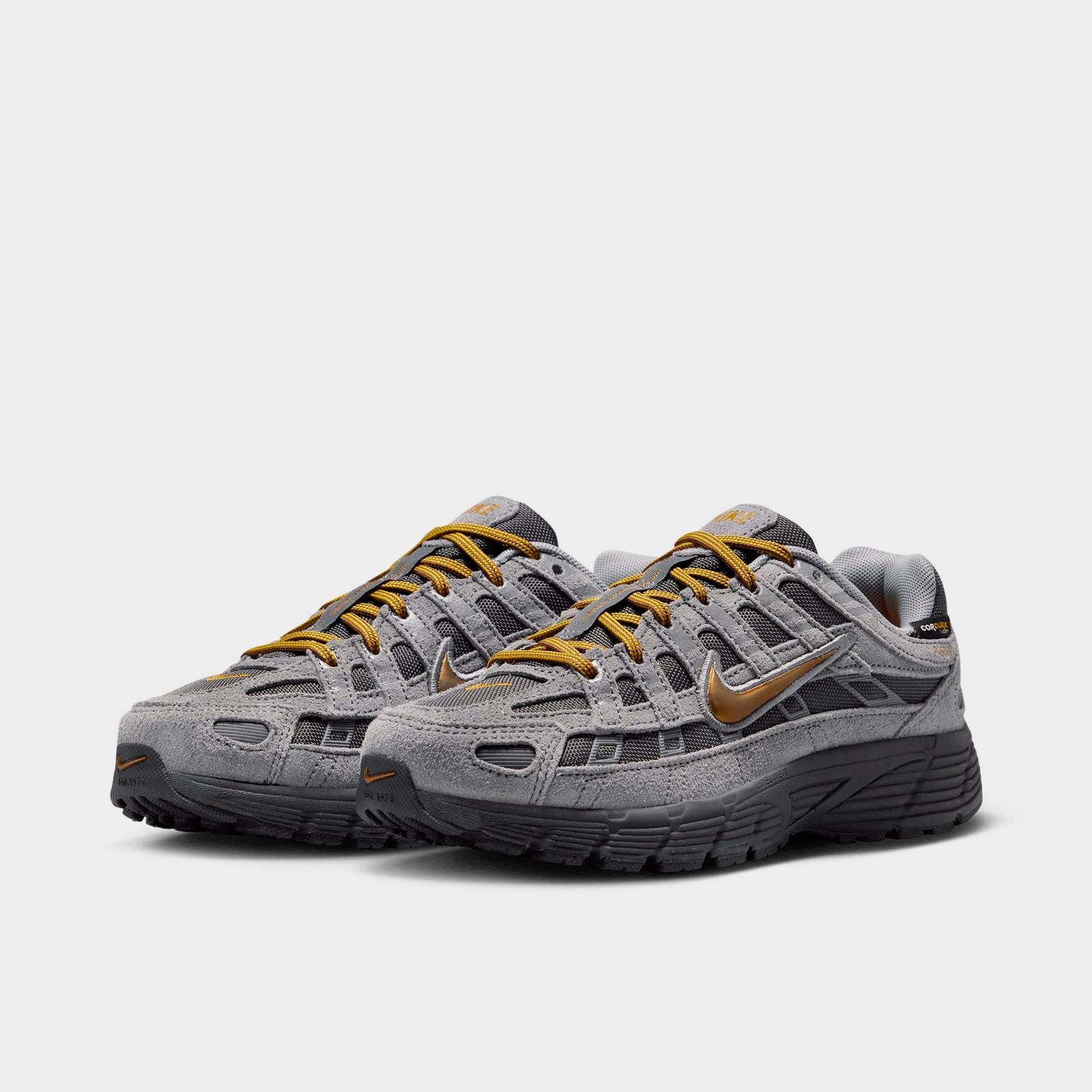 Big Kids' Nike P-6000 Casual Shoes - Medium Ash/Pencil Point/Cement Grey/Golden Hops