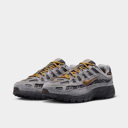 Big Kids' Nike P-6000 Casual Shoes - Medium Ash/Pencil Point/Cement Grey/Golden Hops