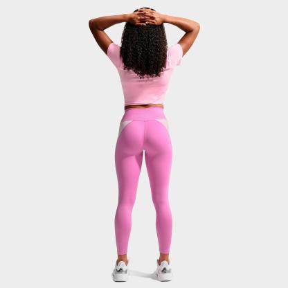 Women's Nithtke One High-Waisted 7/8 Leggings - Light Magenta/Pink Foam/White
