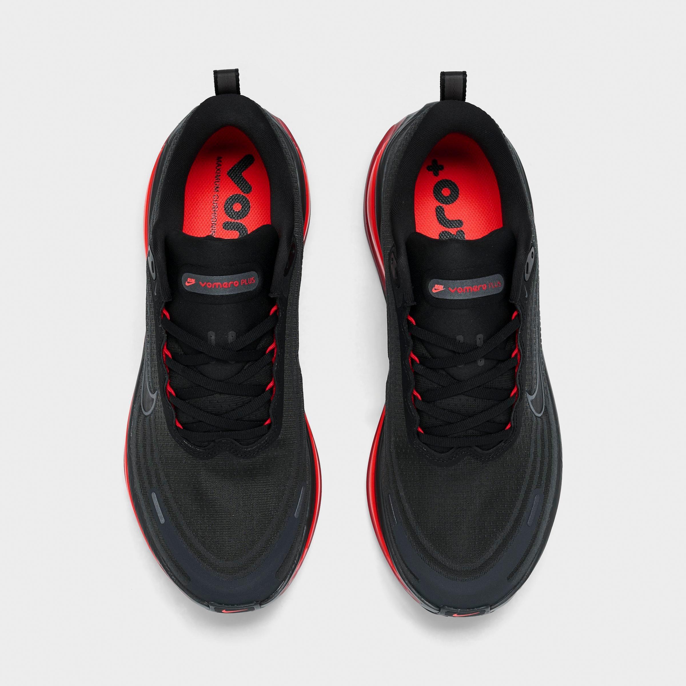 Men's Nithtke Vomero Plus Running Shoes - Part 2 - Anthracite/Bright Crimson/University Red/Black - Top view