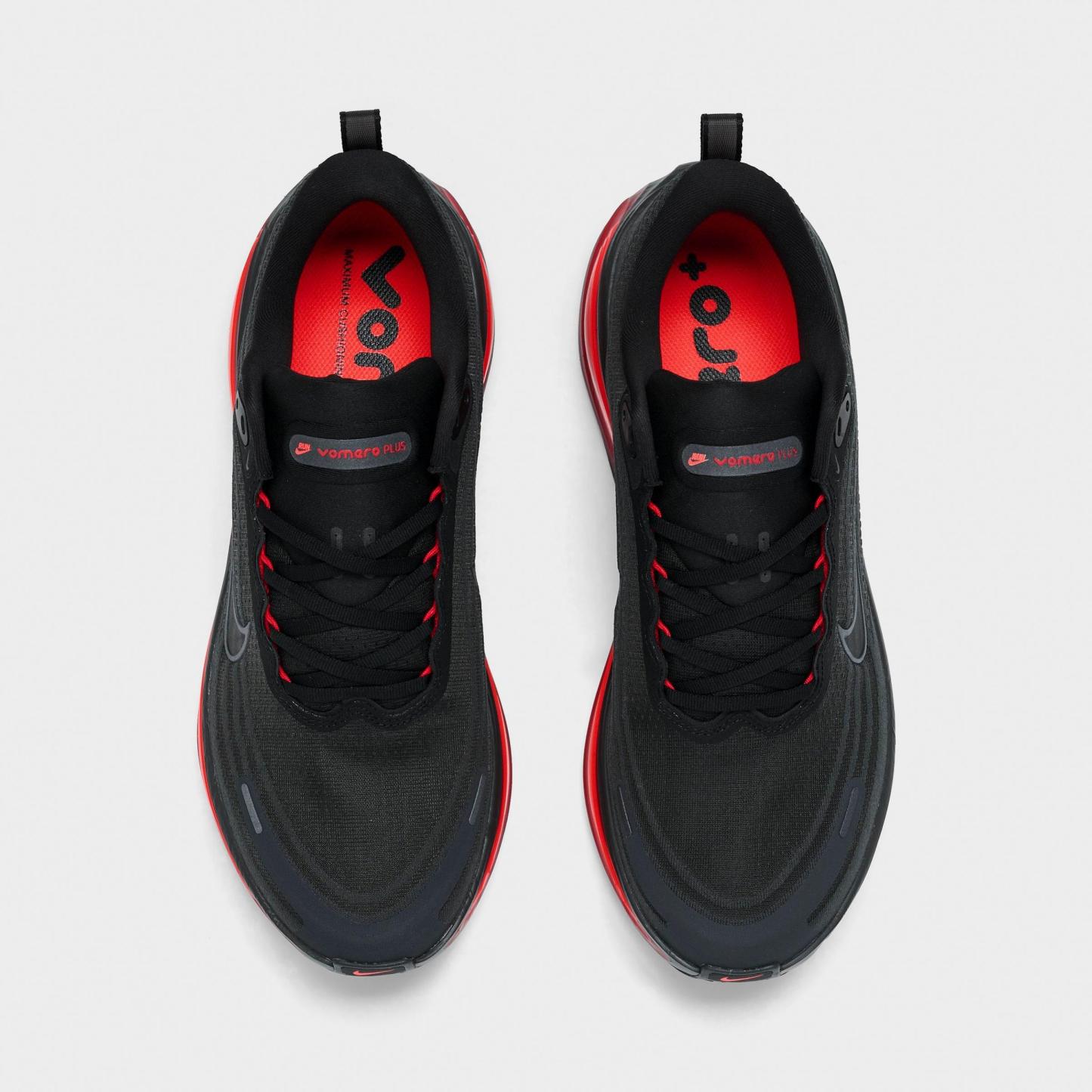 Men's Nithtke Vomero Plus Running Shoes - Part 2 - Anthracite/Bright Crimson/University Red/Black - Top view