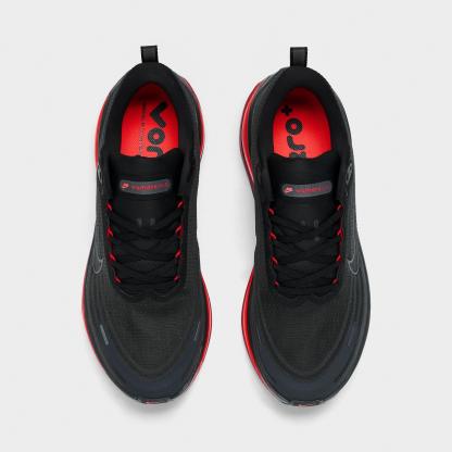 Men's Nithtke Vomero Plus Running Shoes - Part 2 - Anthracite/Bright Crimson/University Red/Black - Top view
