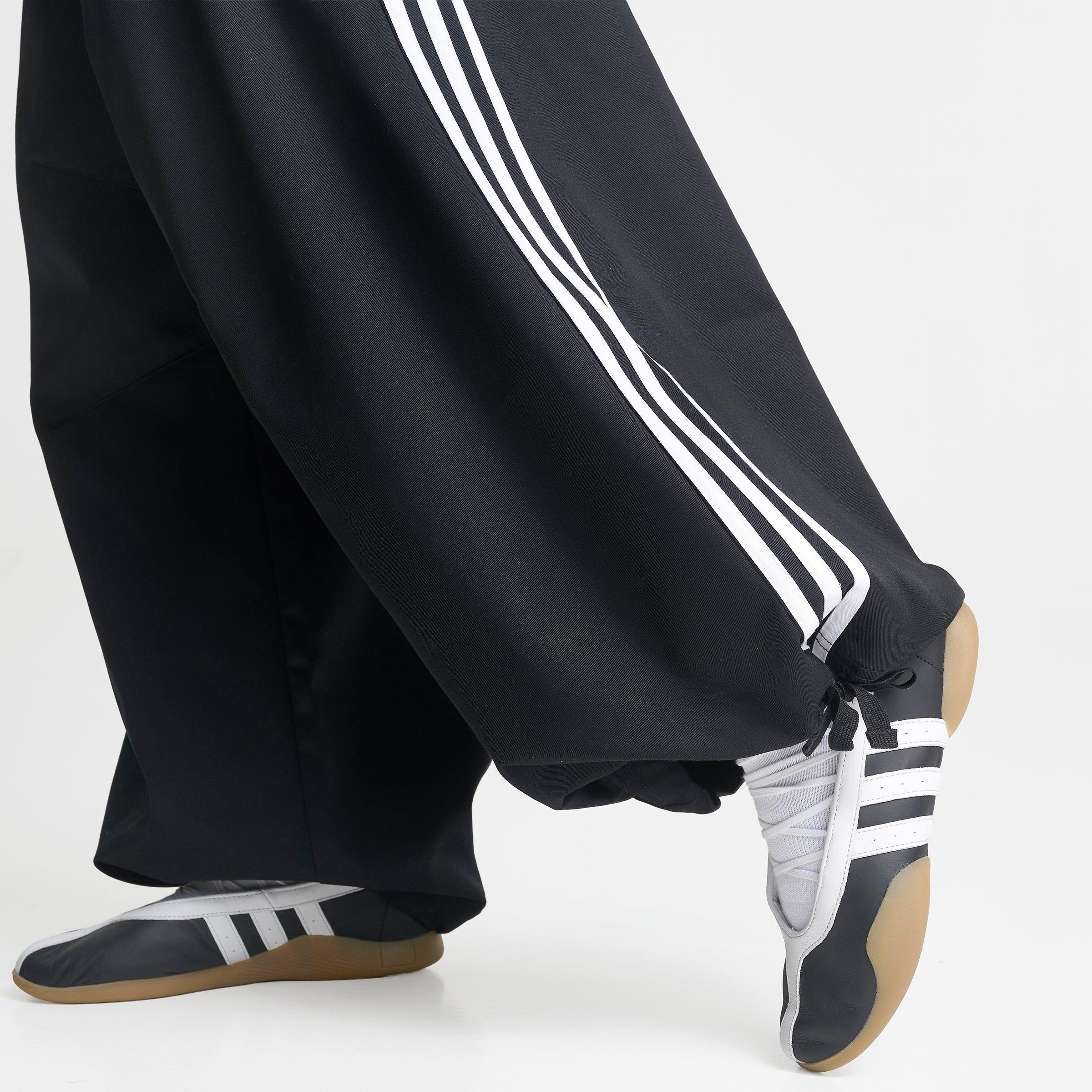 Women's adidas Originals Firebird Adilenium Twill 3-Stripes Cargo Pants - Black/White