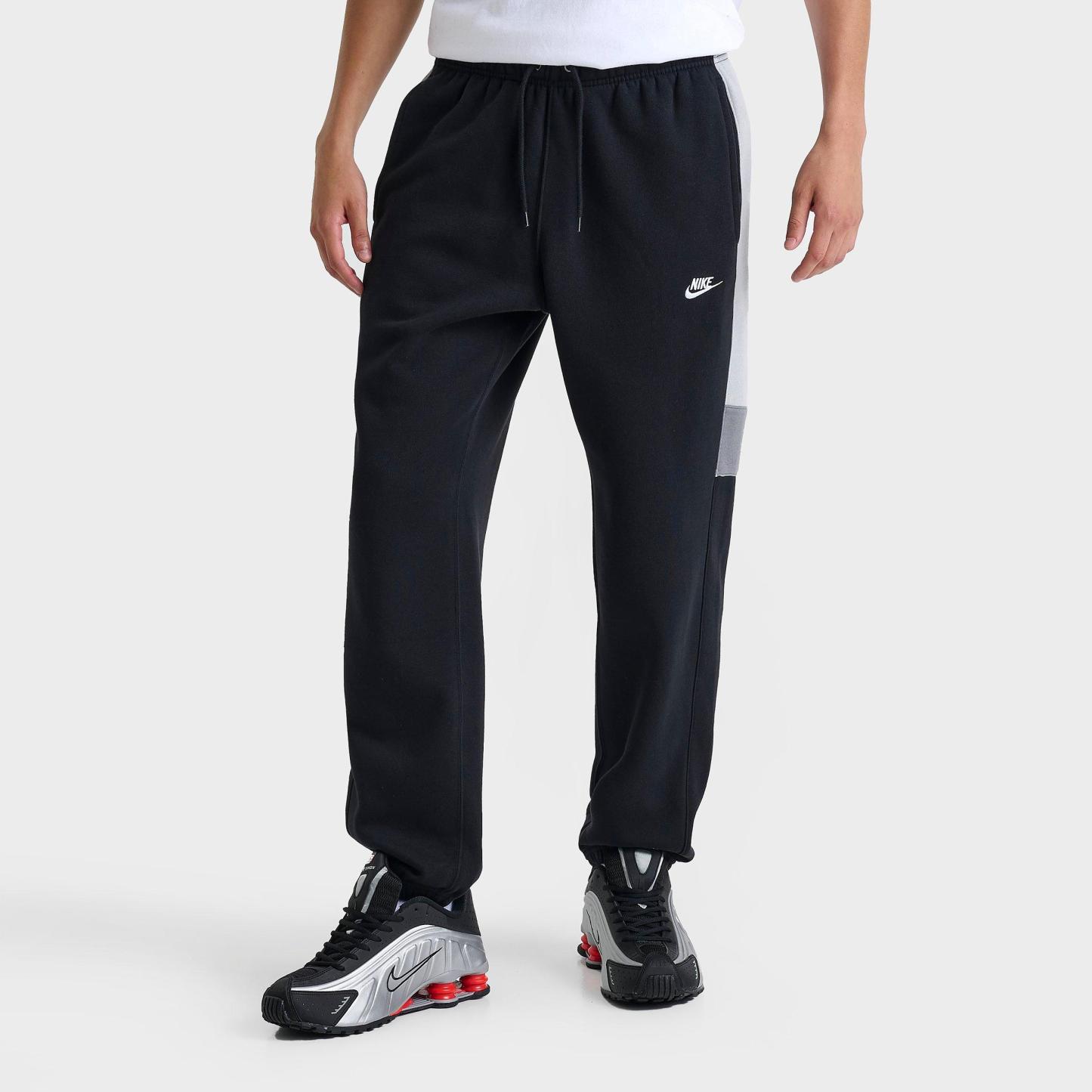 Men's Nithtke Club Fleece Tracksuit Jogger Pants - Black/Grey