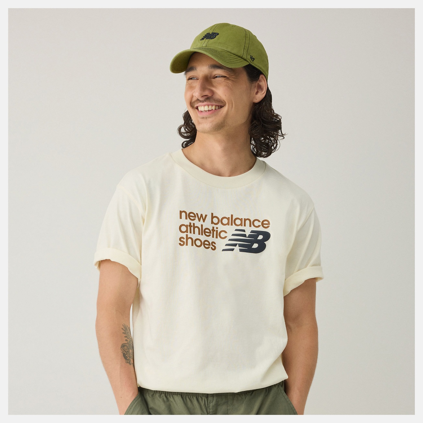 New Balance 47 New Balance Athletics Inc Clean Up, AC09282GEE