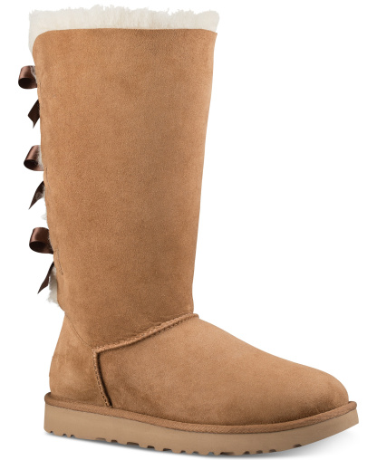 UGG® Women's Bailey Bow Tall II Boots - Chestnut