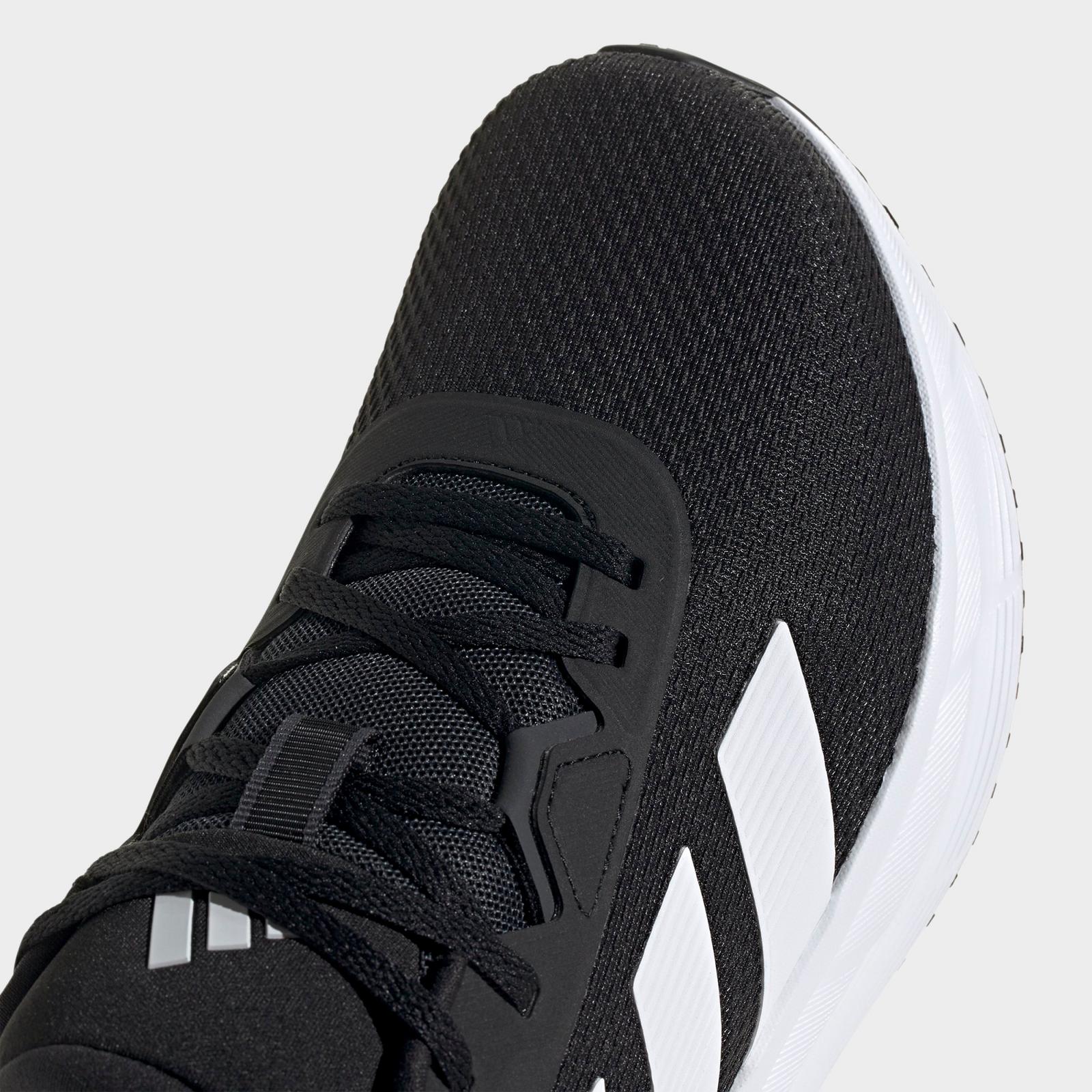 Men's adidas Galaxy 7 Running Shoes - Black/White/Carbon - view 3