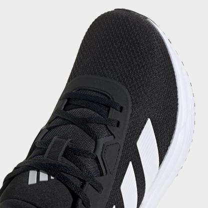 Men's adidas Galaxy 7 Running Shoes - Black/White/Carbon - view 3