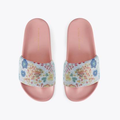 Kurt Geiger London Meena Eagle Slide - Blue - view 3