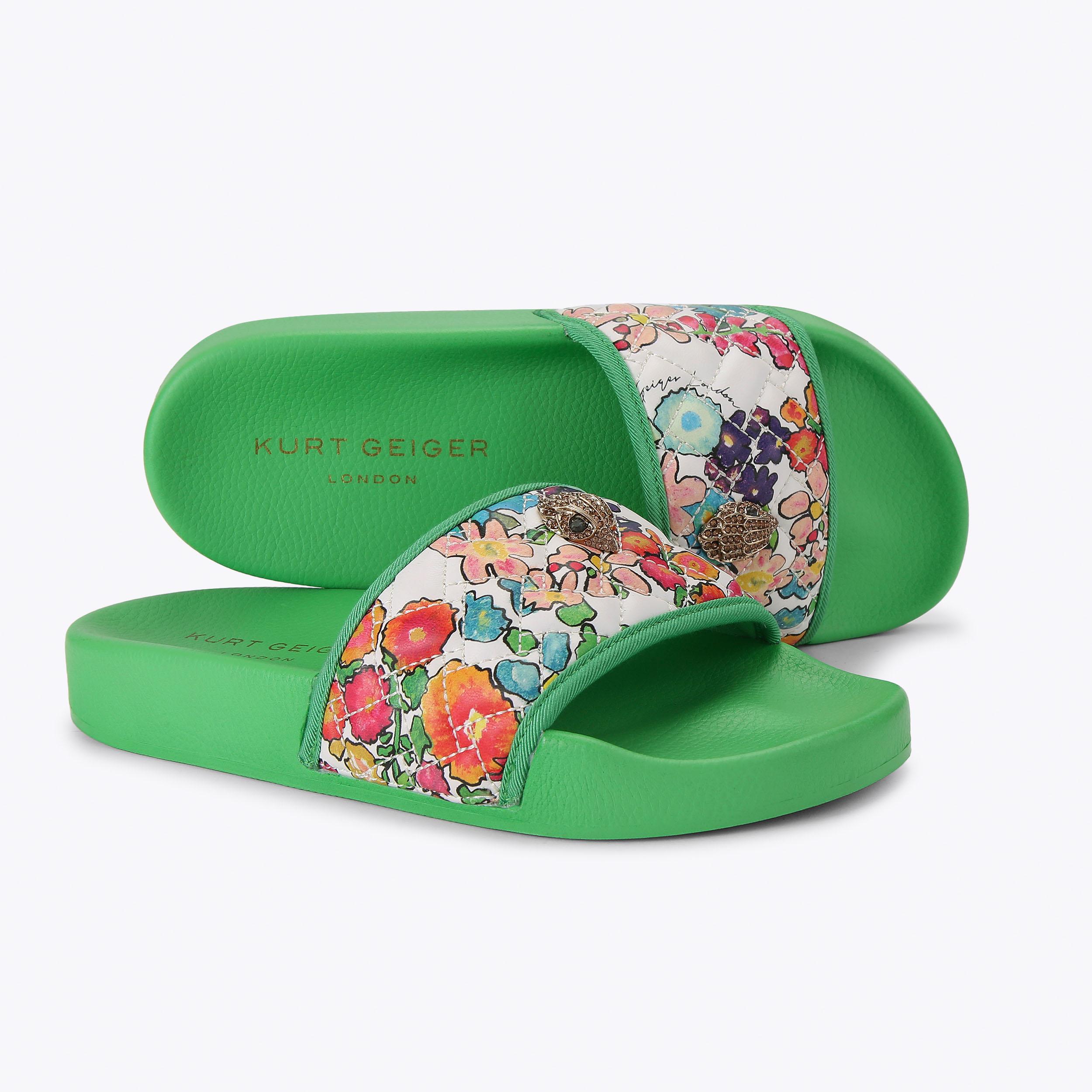 Kurt Geiger London Meena Eagle Slide - White - view 5