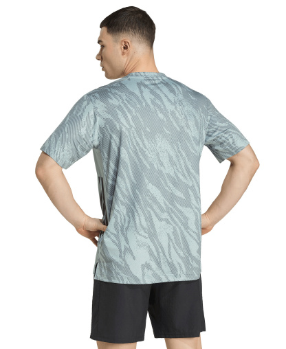 adidas Men's Cool Intensity Workout Short-Sleeve T-Shirt - Wonder Sage