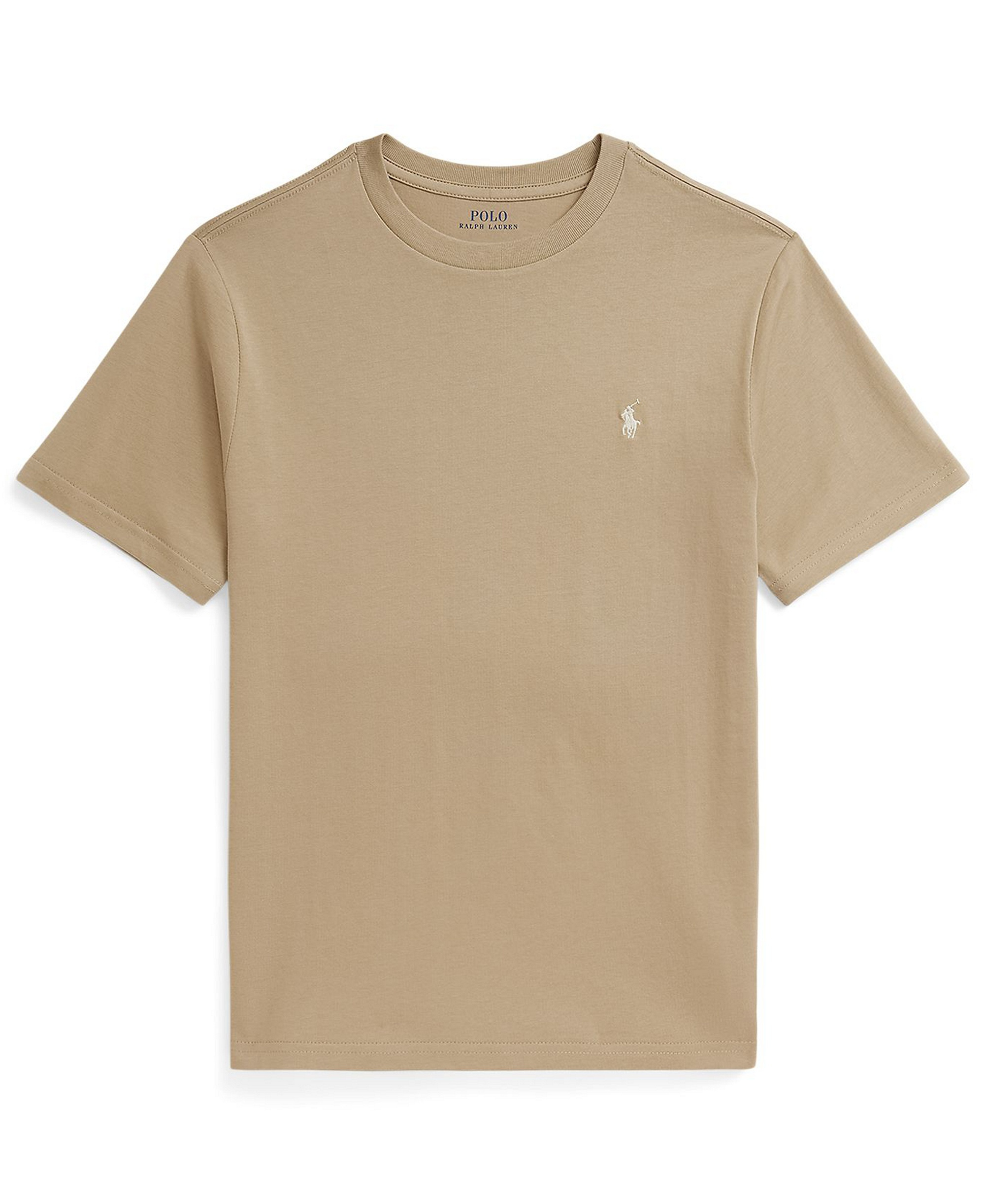 Polo Ralph Lauren Boys' 8-20 Crewneck T-Shirt - Classic Khaki