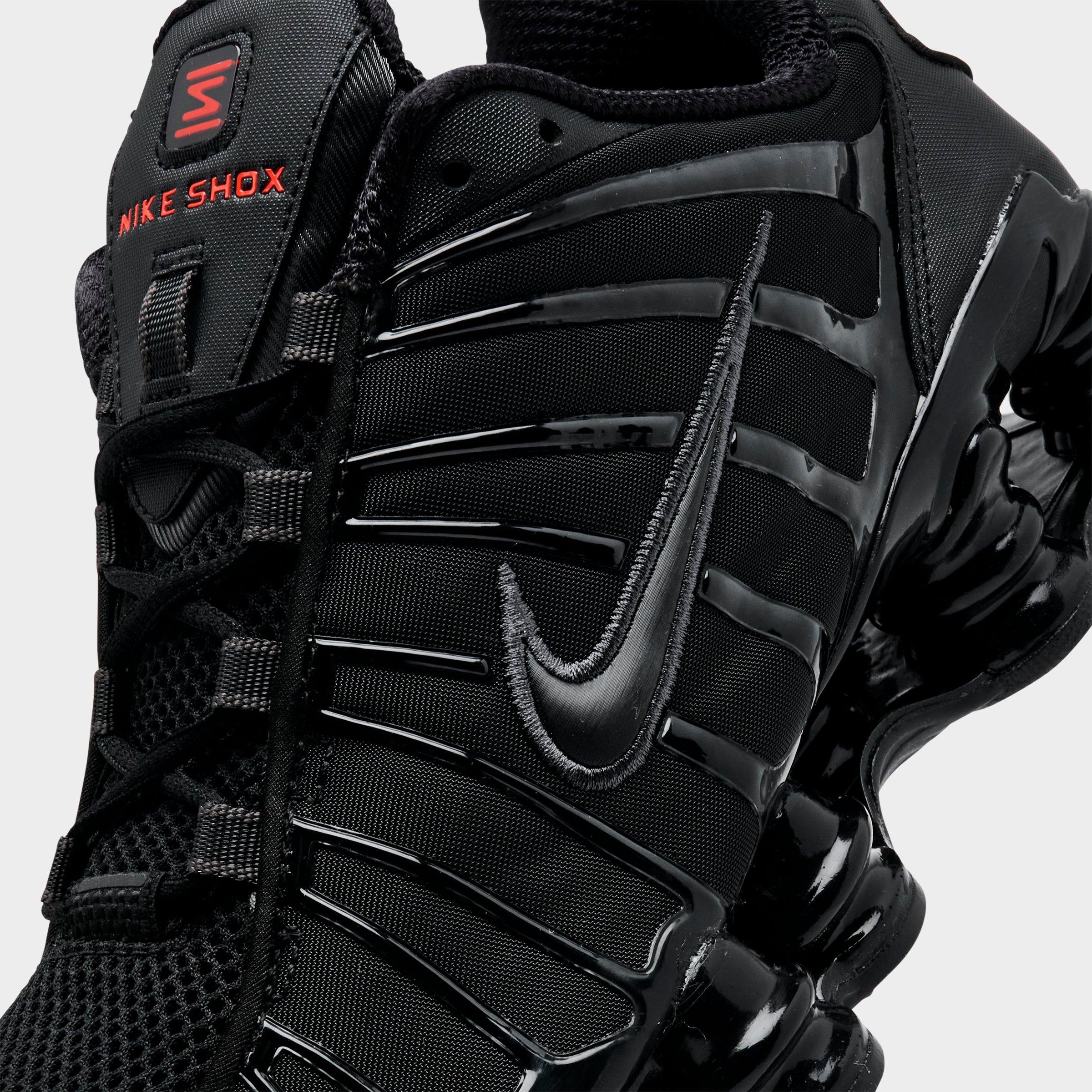 Men's Nithtke Shox TL Casual Shoes - Part 1 - Black/Metallic Hematite/Max Orange/Black - Detail shot