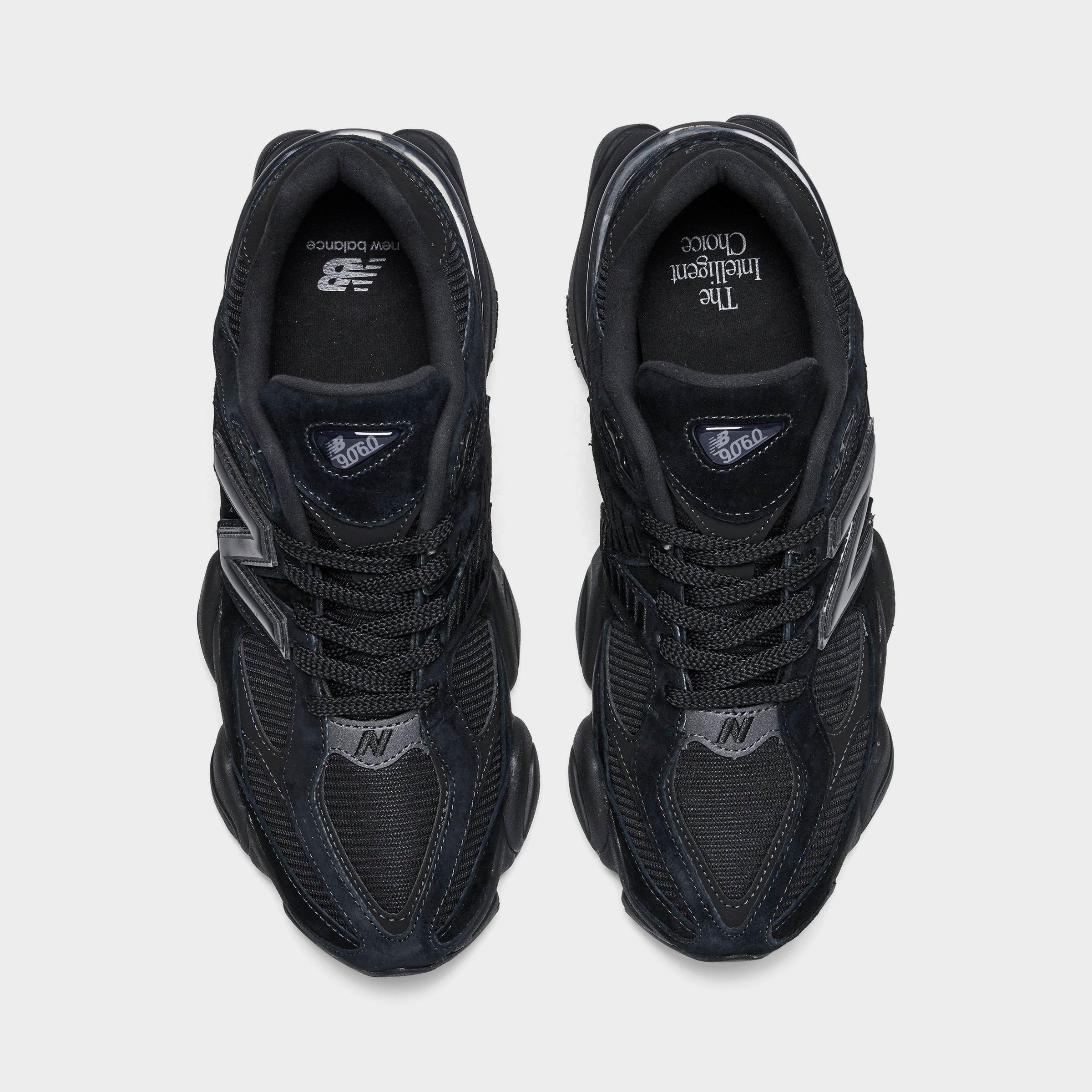 Men's New Balance 9060 Casual Shoes - Black/Black/Black - view 5