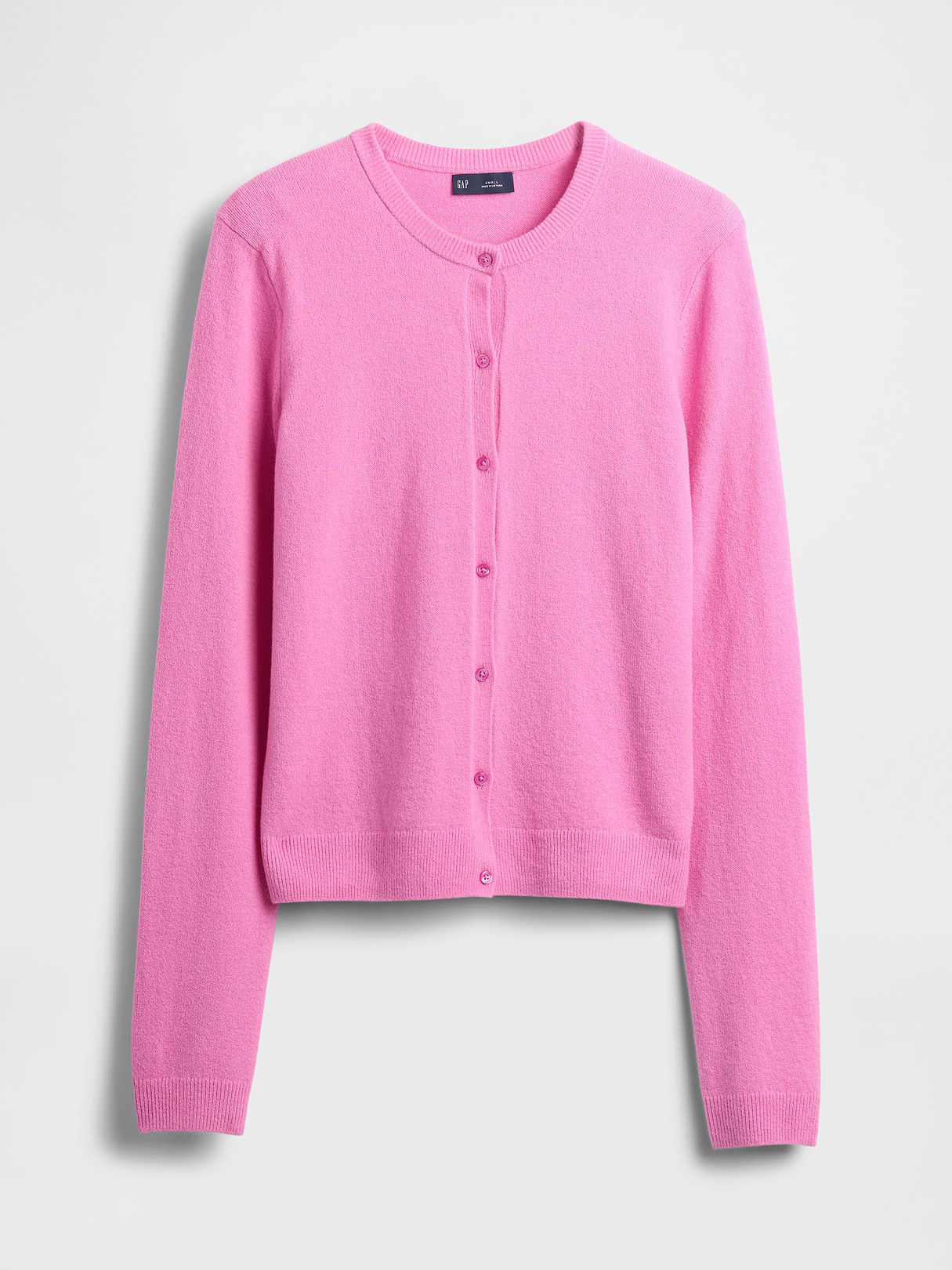 CashSoft Crop Cardigan - Pretty pink