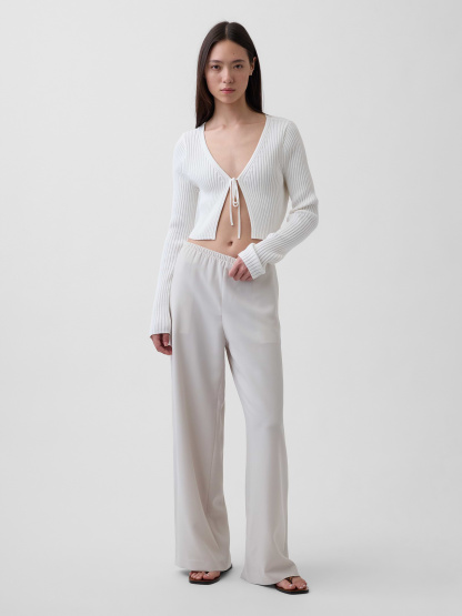 Easy Wide-Leg Pants - Slick rock grey