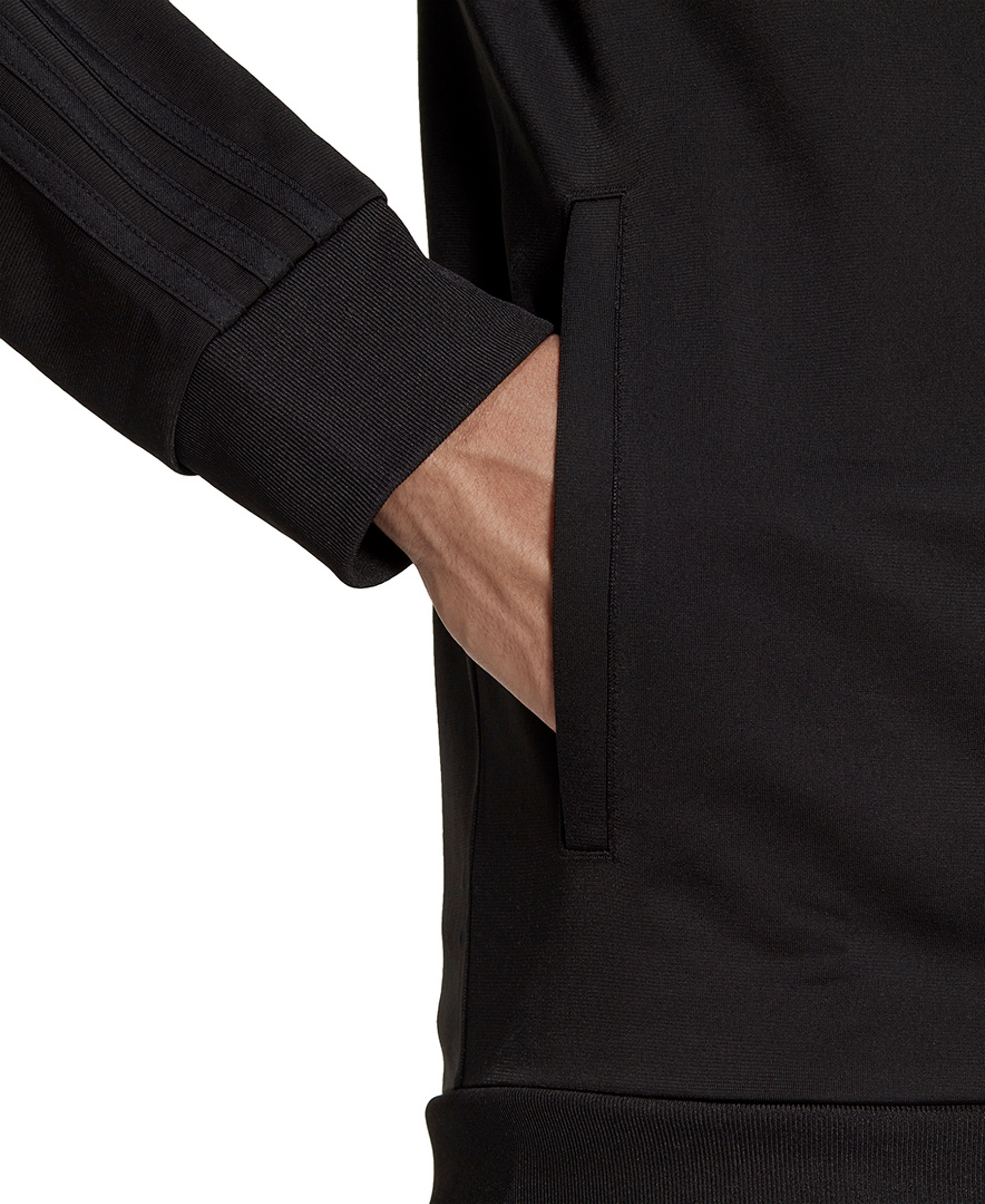 adidas Men's Tricot Track Jacket - Black/Black