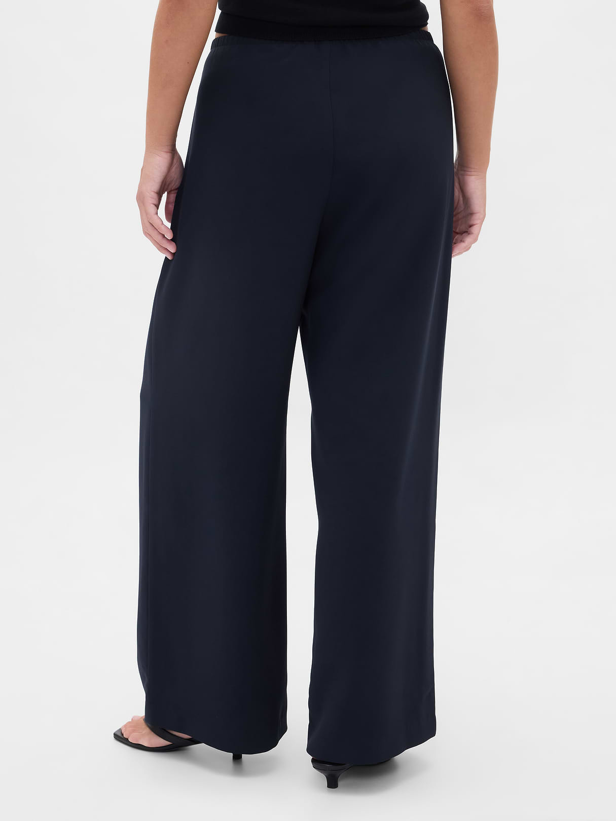 Easy Wide-Leg Pants - New classic navy blue