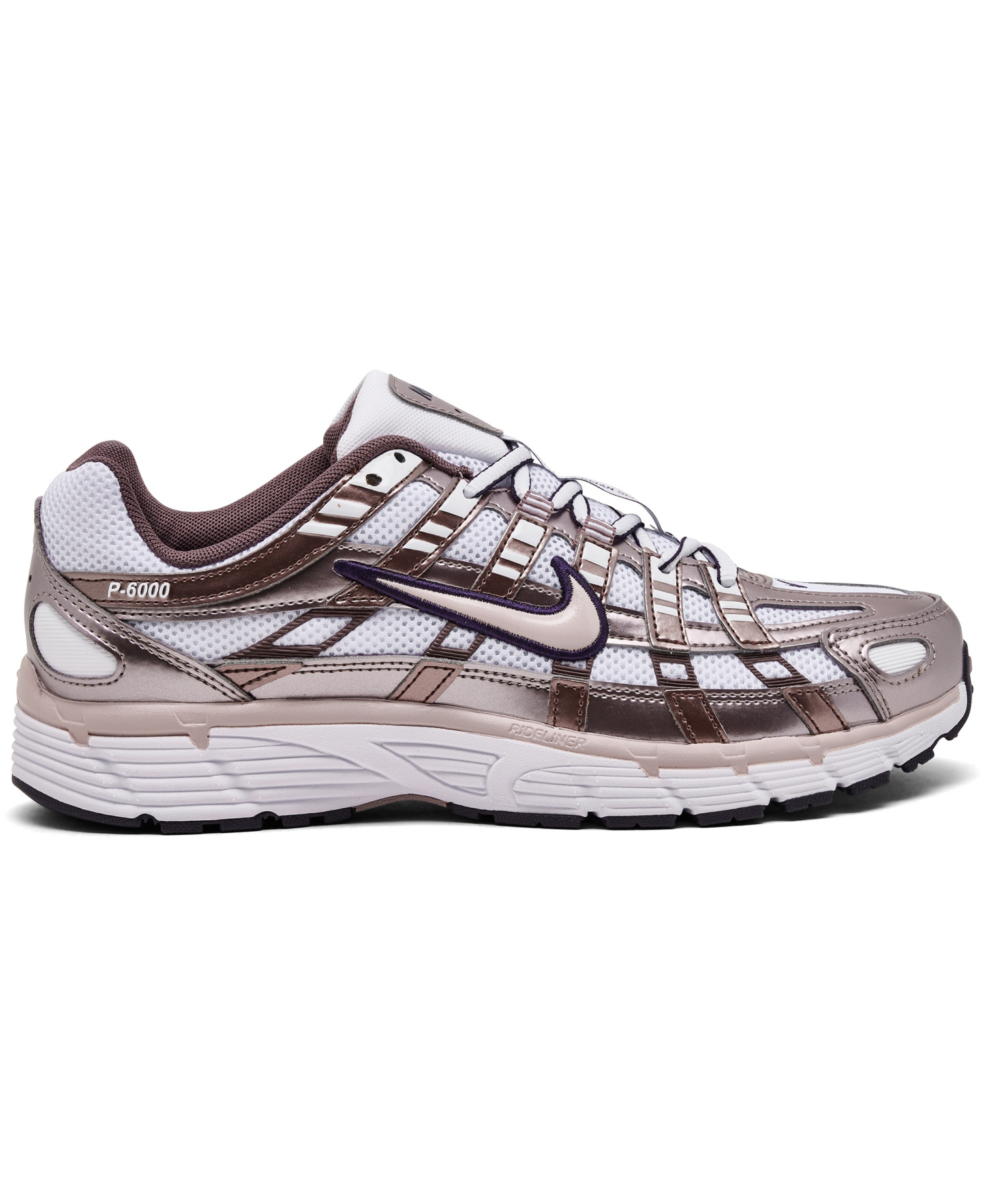 Nike Women's P-6000 Casual Sneakers from Finish Line - White, Purple
