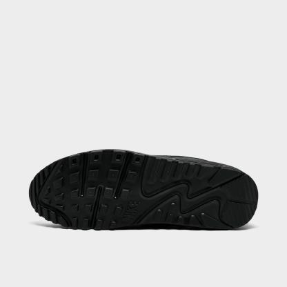 Men's Nike Air Max 90 Casual Shoes - Black/Neon Yellow/Anthracite/Light Charcoal/Pearl Grey/White