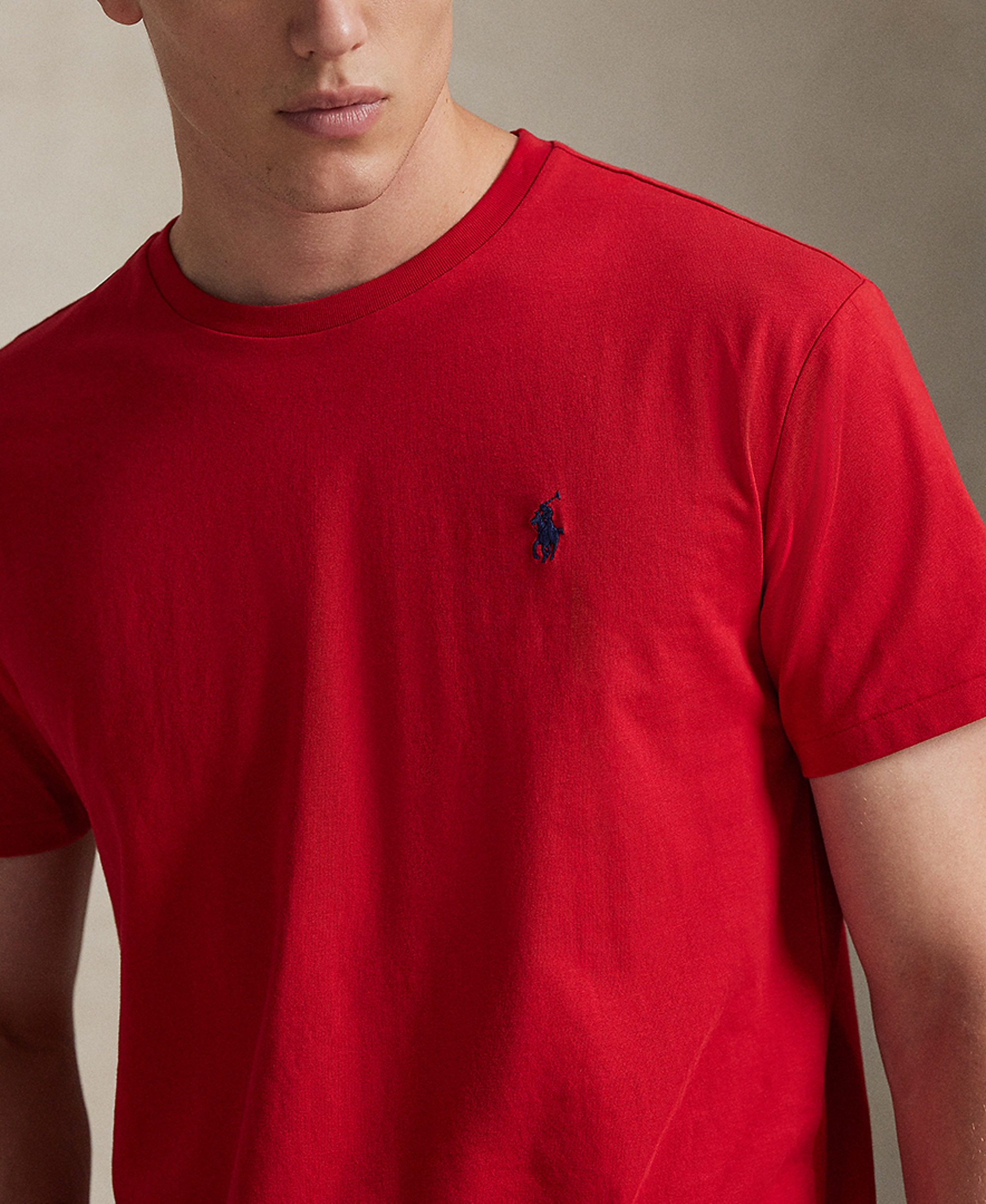Polo Ralph Lauren Men's Embroidered Pony Classic-Fit T-Shirt - Red