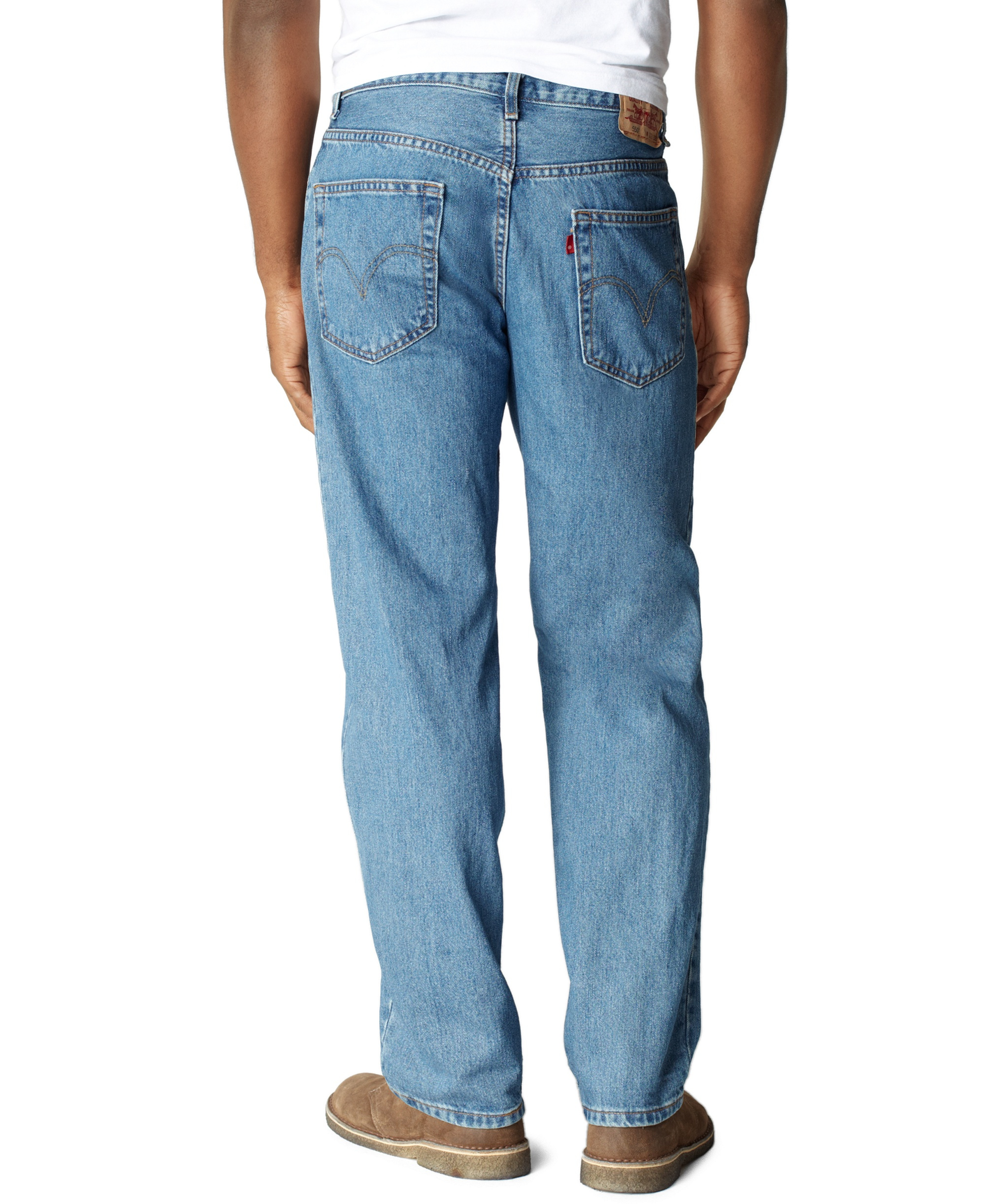 Levi's Men's Big & Tall 550™ Relaxed Fit Non-Stretch Jeans - Medium Stonewash