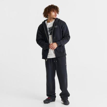 Men's Nike Sportswear Swoosh Box Full-Zip Hoodie - Black