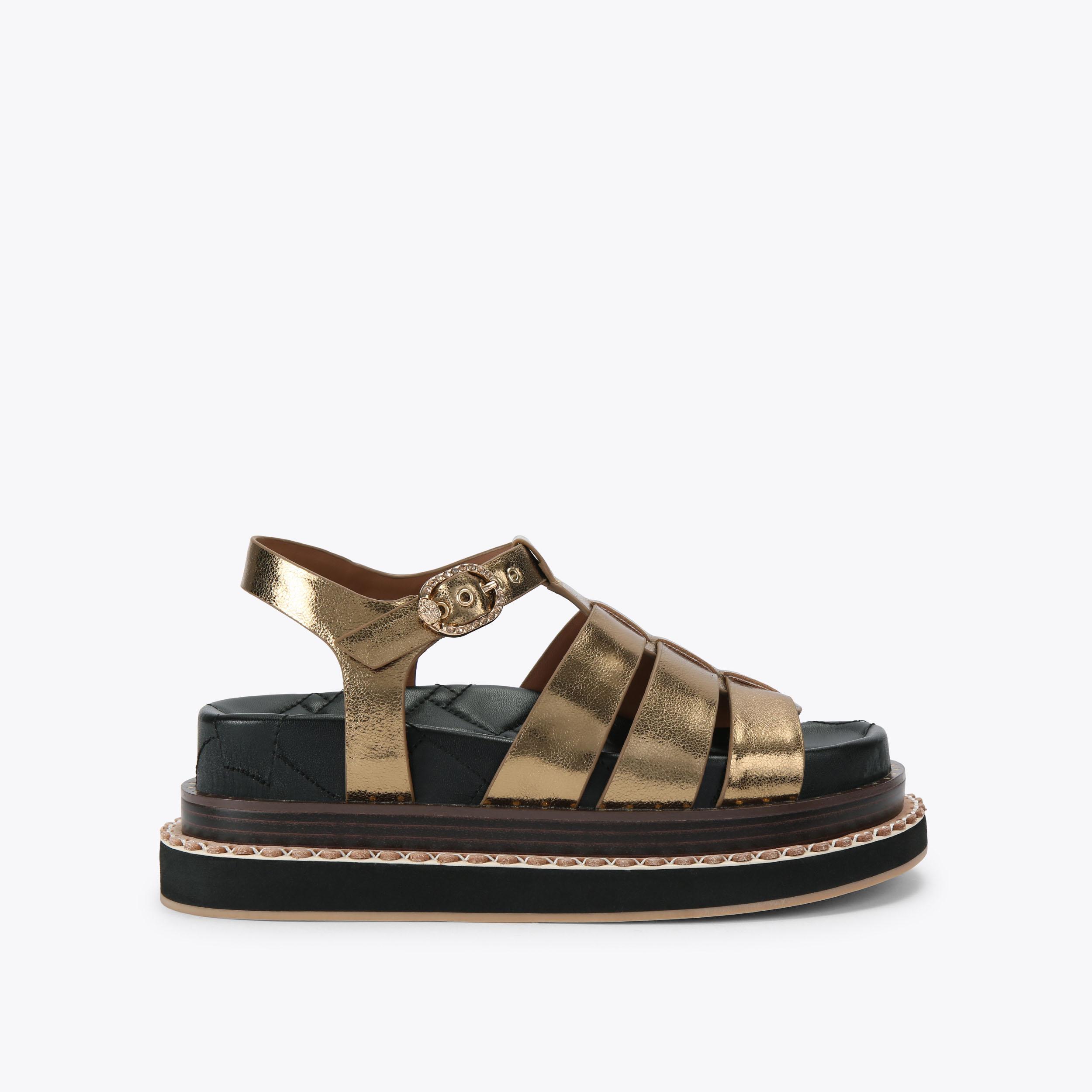 Kurt Geiger London Orson Fisherman - Metallics