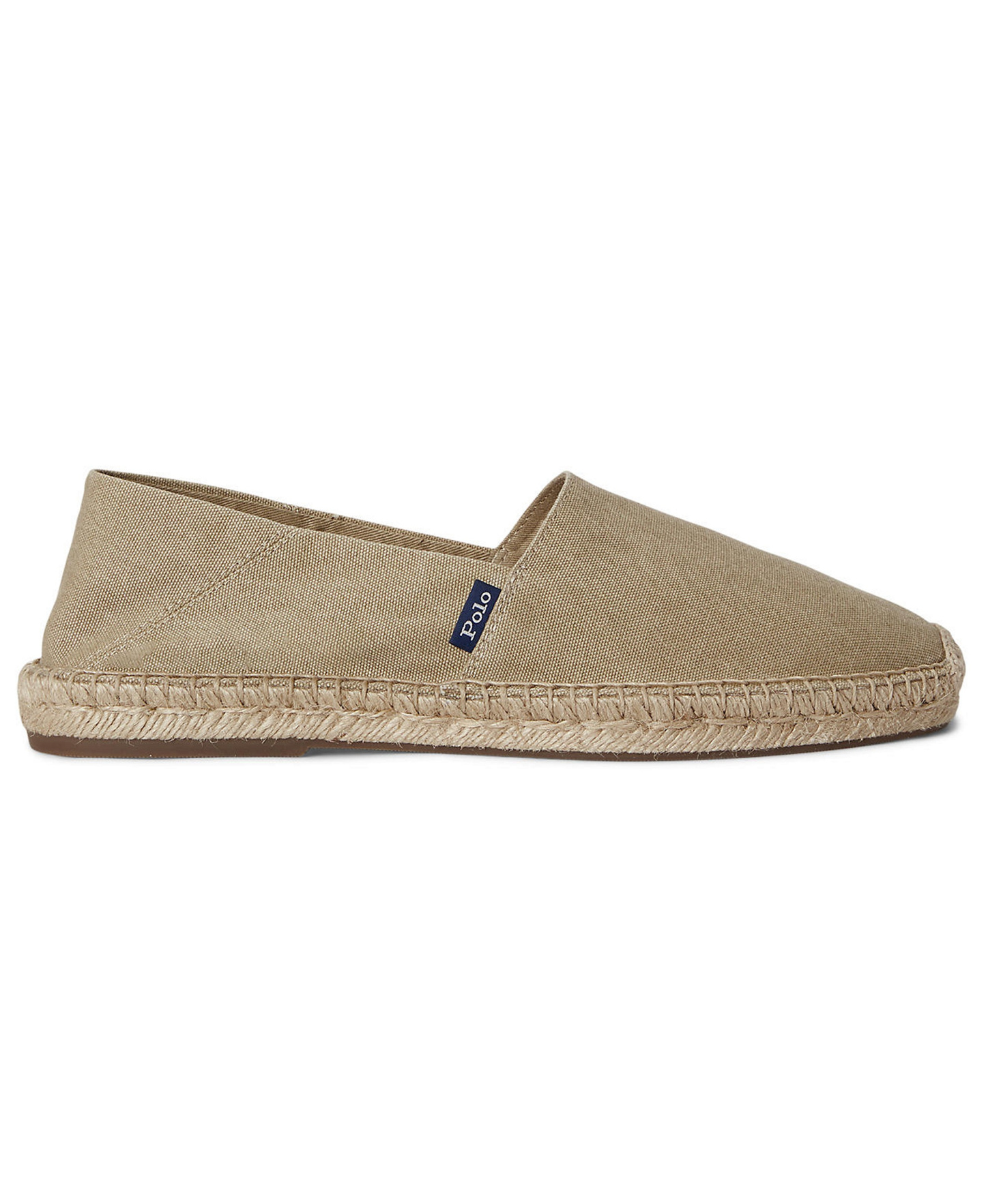 Polo Ralph Lauren Men's Cevio Washed Canvas Collapsible Heel Espadrilles - Khaki