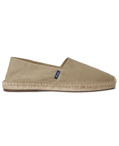 Polo Ralph Lauren Men's Cevio Washed Canvas Collapsible Heel Espadrilles - Khaki