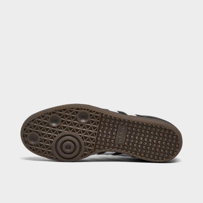 Women's adidas Originals Samba OG Casual Shoes - Part 6 - Black/White/Clear Granite - Bottom view