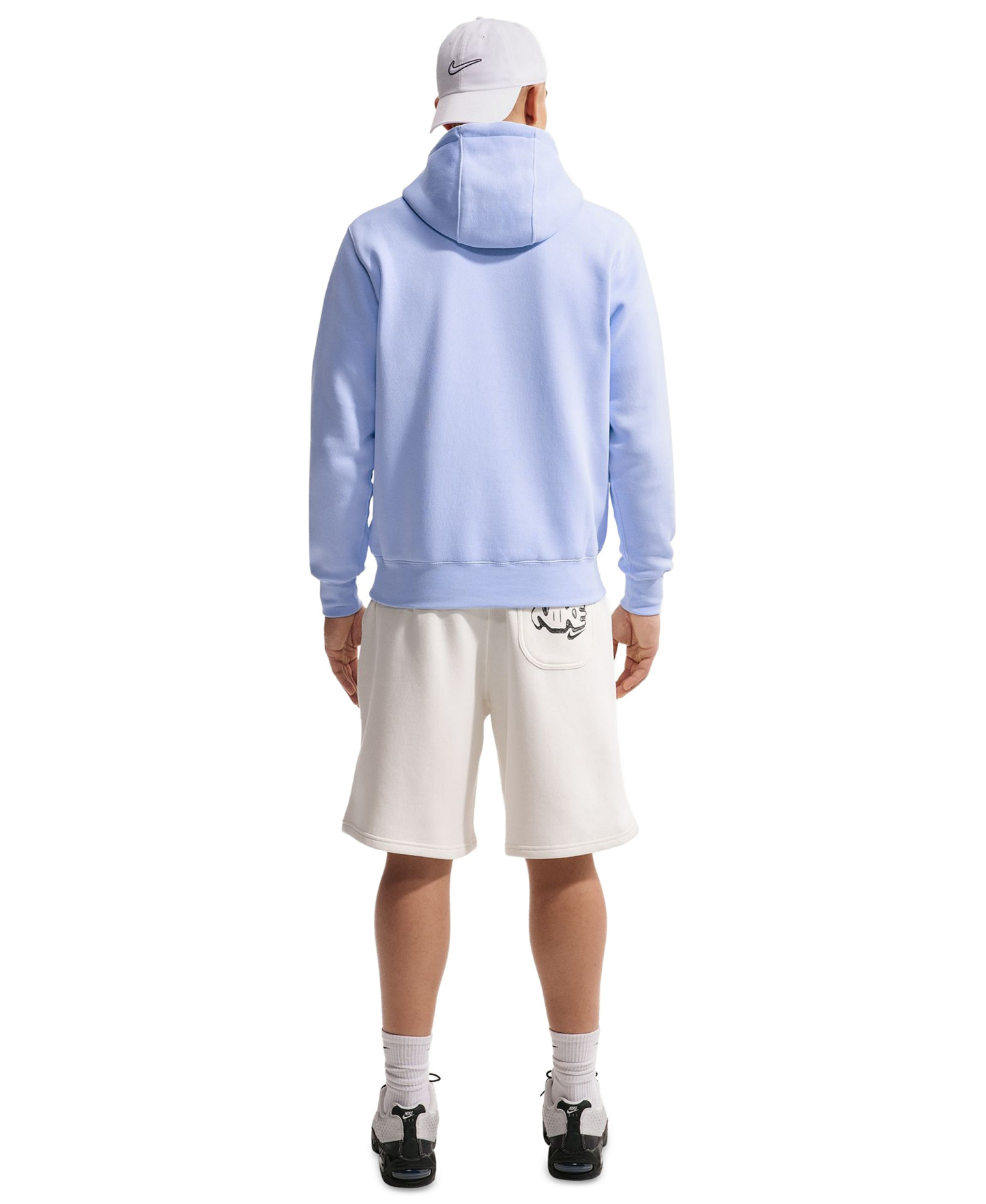 Nike Men's Embroidered Logo Relaxed-Fit Sweatshirt - Hydrogen Blue