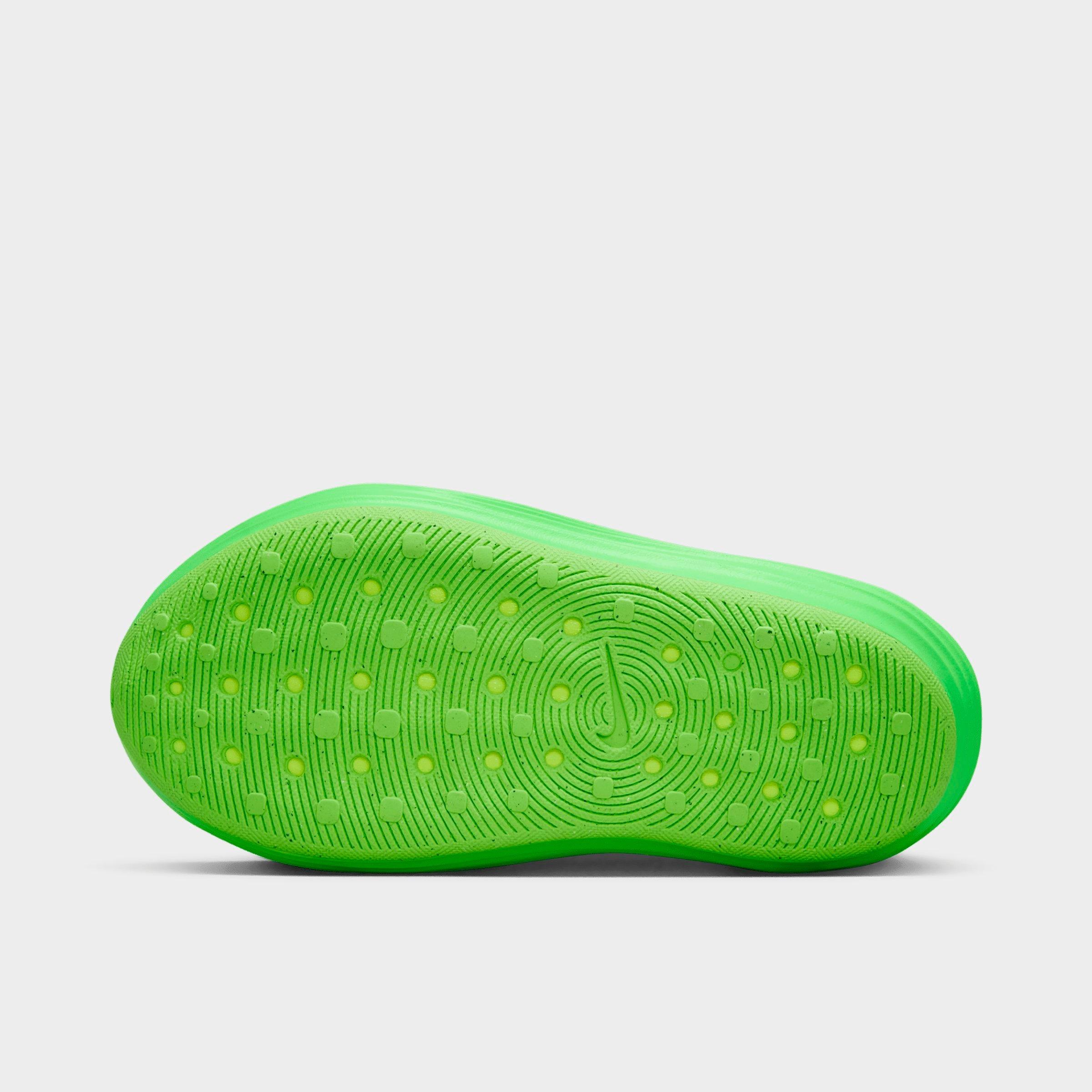 Big Kids' Nithtke ReactX Rejuven8 Recovery Casual Shoes - Green Strike/Volt/Black - Bottom view