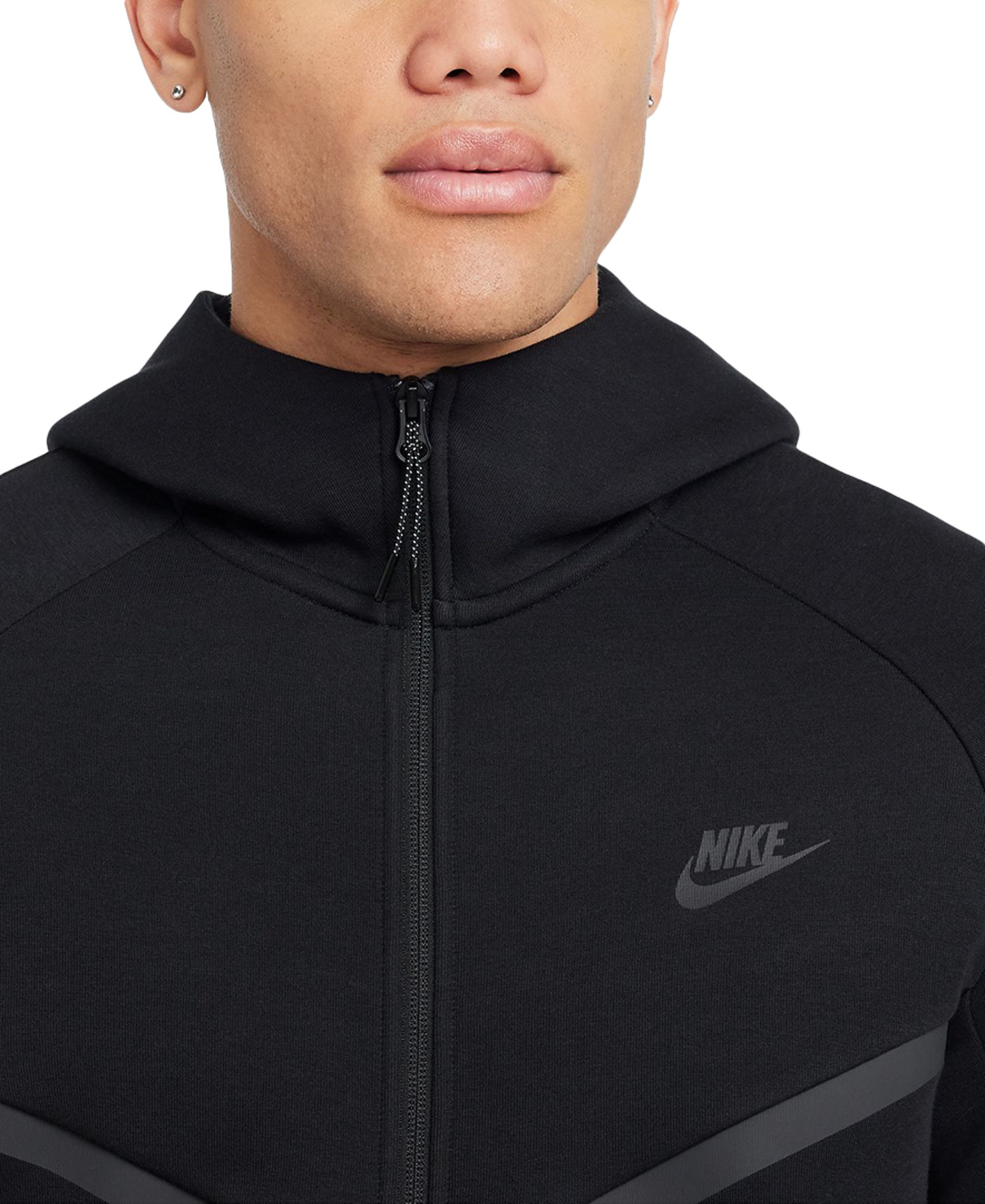 Nike Men's Tech Fleece Full-Zip Hoodie - Black