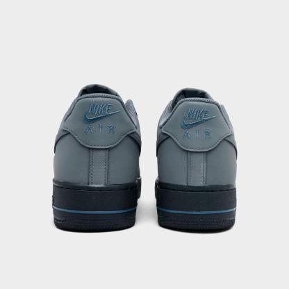 Men's Nike Air Force 1 '07 LV8 Casual Shoes - Smoke Grey/Anthracite/Metallic Silver/Diffused Blue